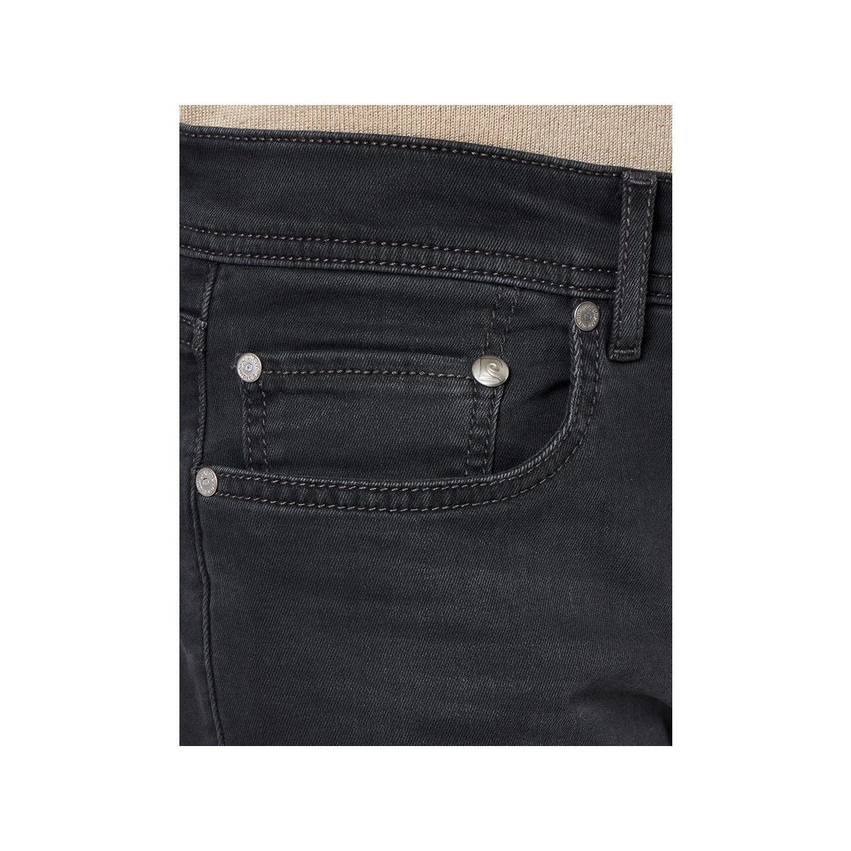 anthrazit Pierre Cardin 5-Pocket-Jeans (1-tlg)