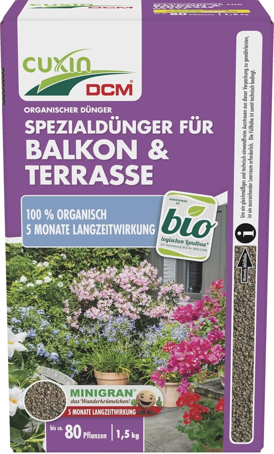 Cuxin DCM Spezialdünger Cuxin DCM Spezialdünger Balkon & Terrasse 1,5 kg