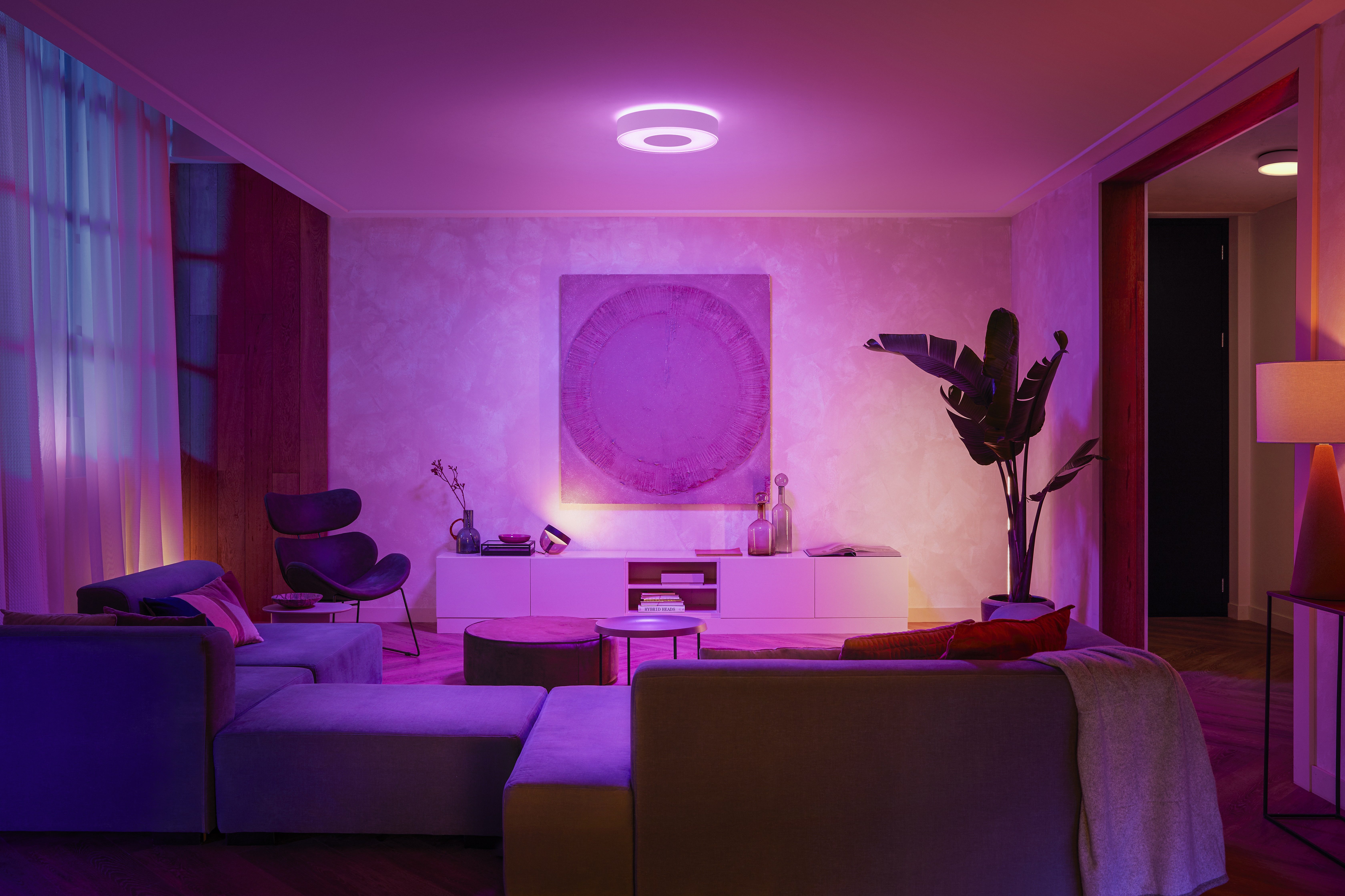 Philips Hue Smarte LED-Leuchte White & Color Ambiance Infuse Deckenleuchte günstig online kaufen