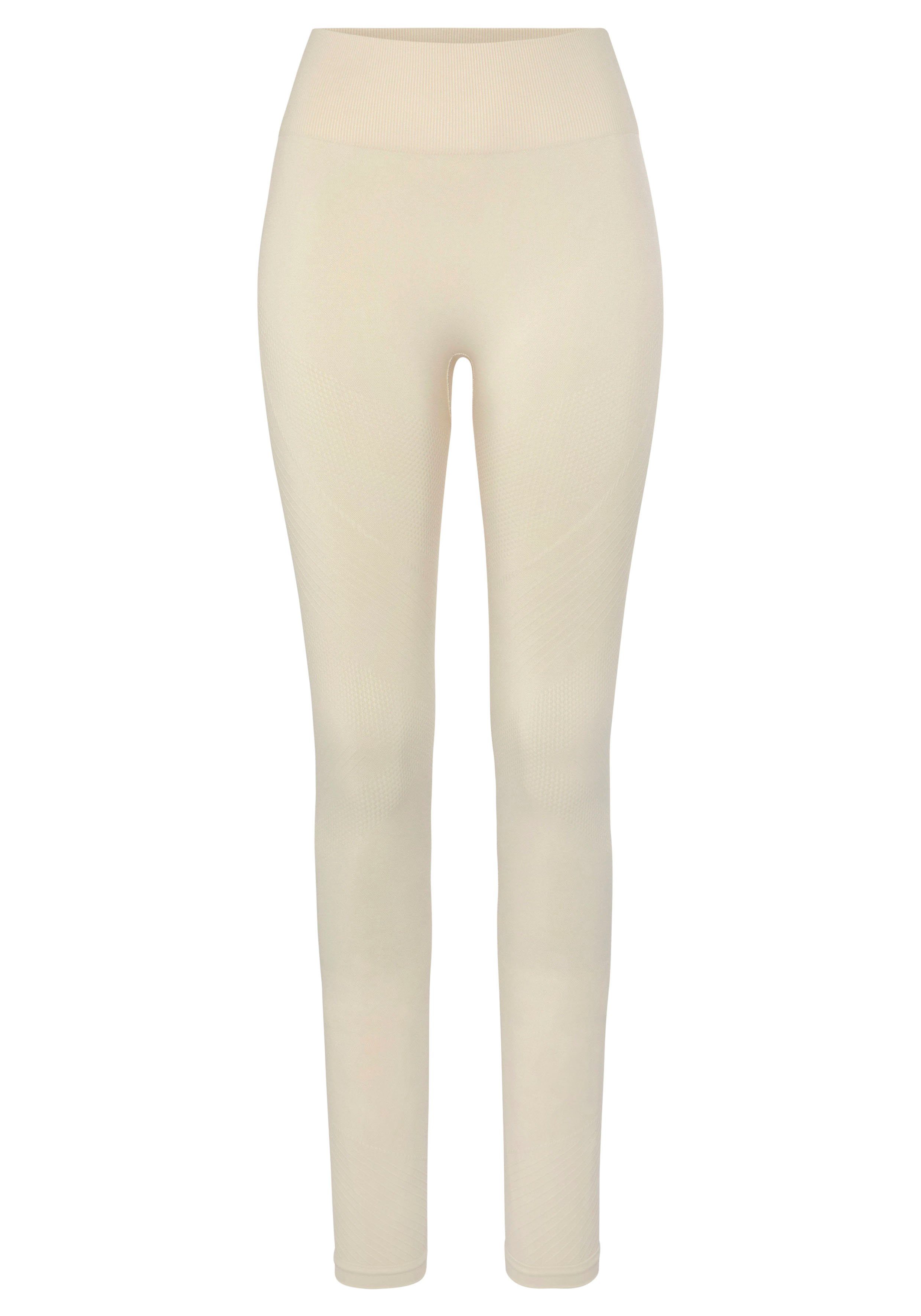 LASCANA Seamless Leggings Po Push Up mit Rippstruktur und Shapingeffekt, Sp günstig online kaufen