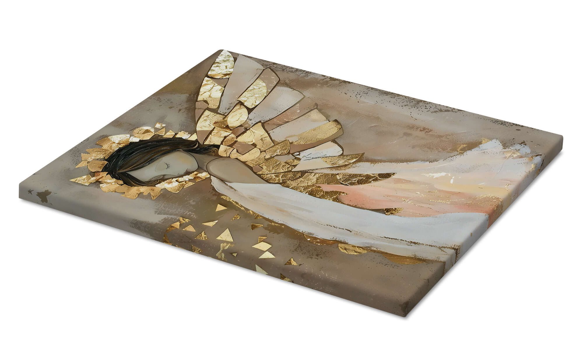 Posterlounge Wandbild Goldener Engel III, LSR günstig online kaufen