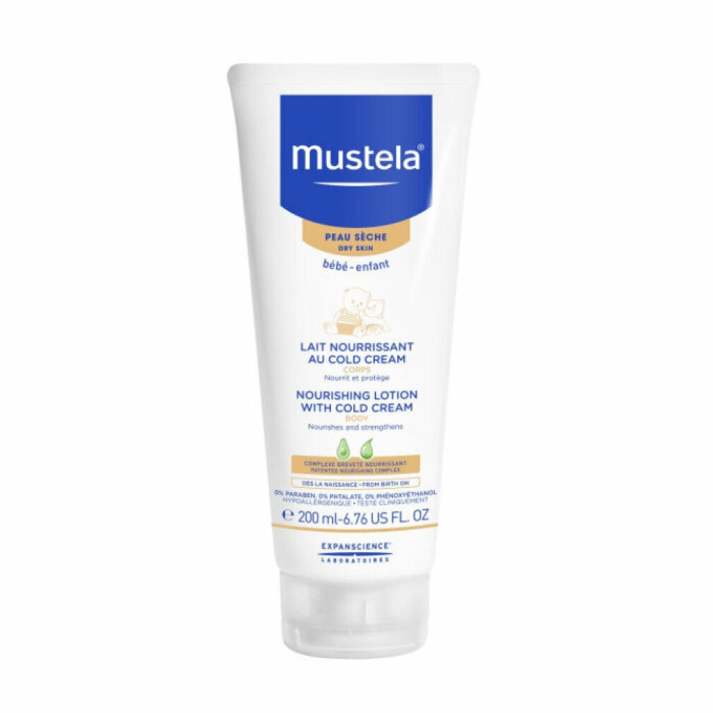 Mustela Körperpflegemittel Bébé-Enfant Nourishing Lotion with Cold Cream 200ml - Dry Haut