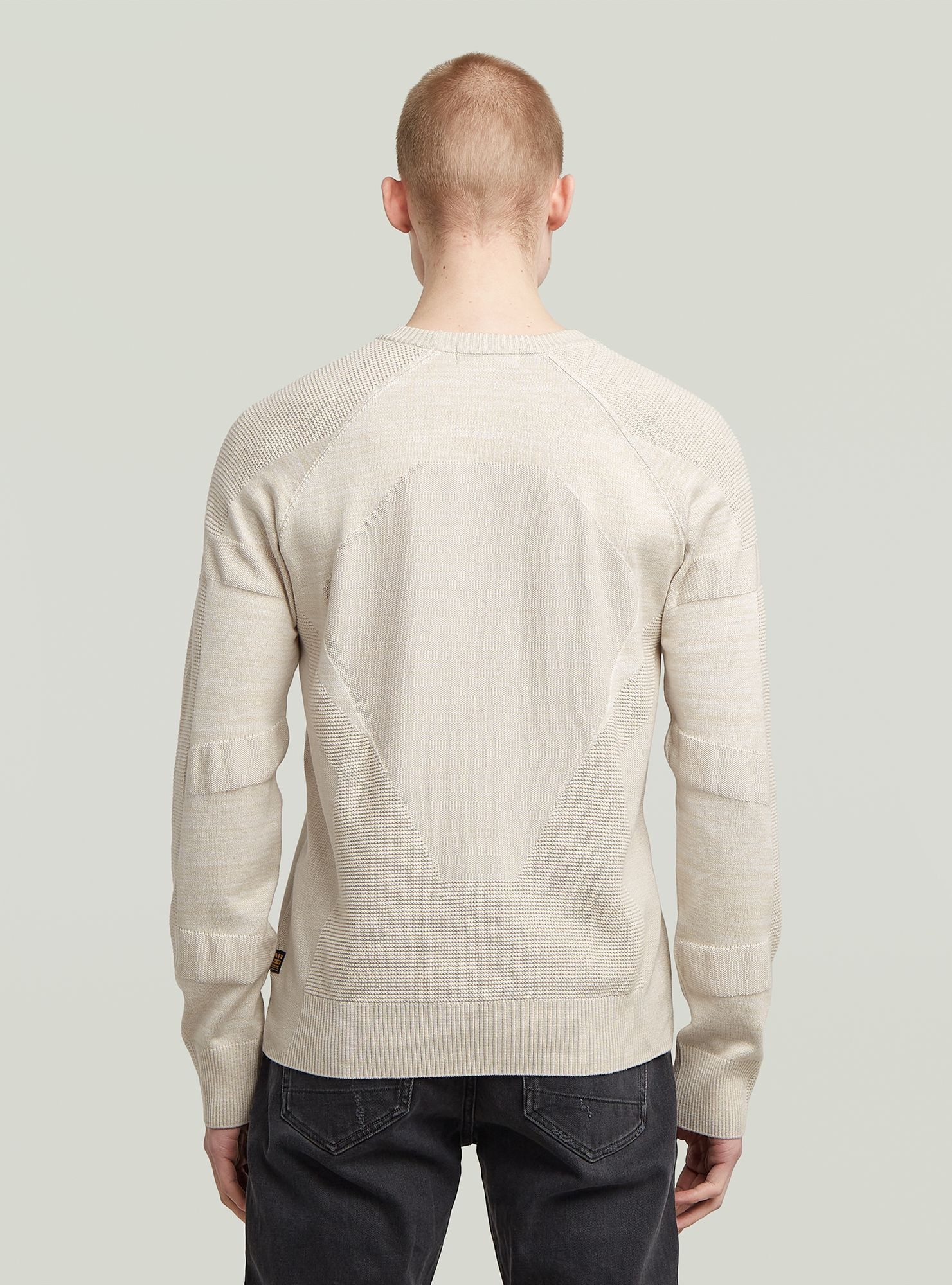 G-STAR Longpullover 3D Biker Ribbed Knit Pullover
