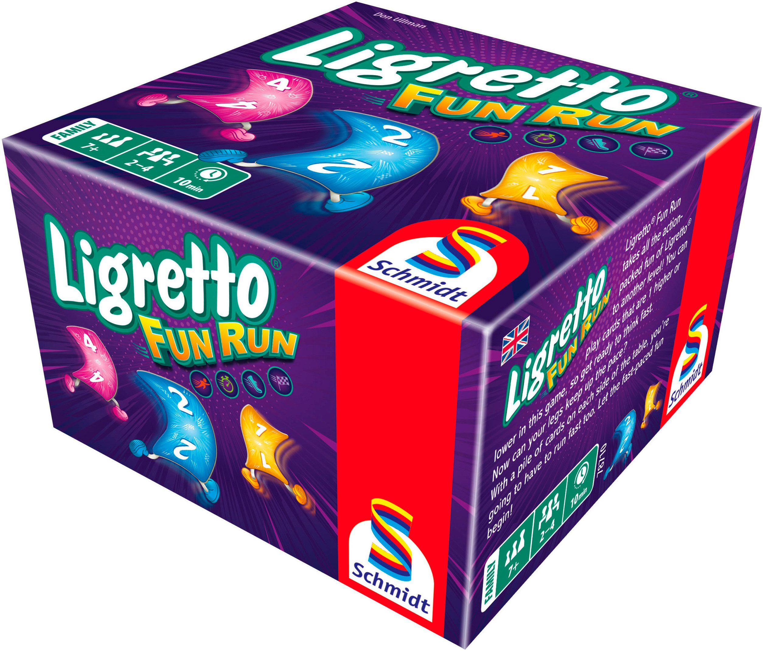 Schmidt Spiele Spiel Ligretto Fun Run, Kartenspiel, Made in Europe