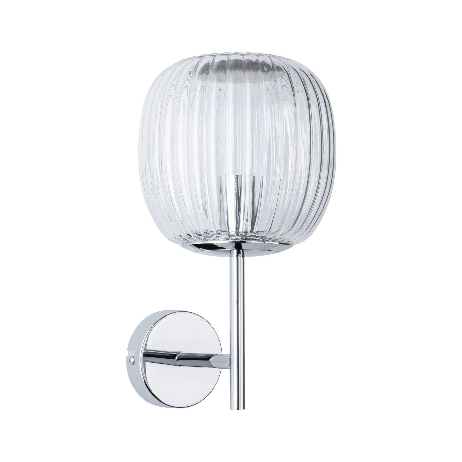 Paulmann Wandleuchte Ruya IP44 E14 230V max. 20W Glas, ohne Leuchtmittel günstig online kaufen
