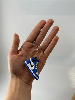 soma Schlüsselanhänger Schlüsselanhänger Kinder Mini Nike Sneaker blau, Schlüsselanhänger Haustierschlüsselanhänger Geschenk Hund Frau Herren