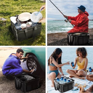 EVOCAMP Schüssel faltbare Spülschüssel 15L, wasserdicht Faltschüssel Camping, (faltbare Camping Spüle - geeignet für Reisen, Angeln, Getränkekühler)