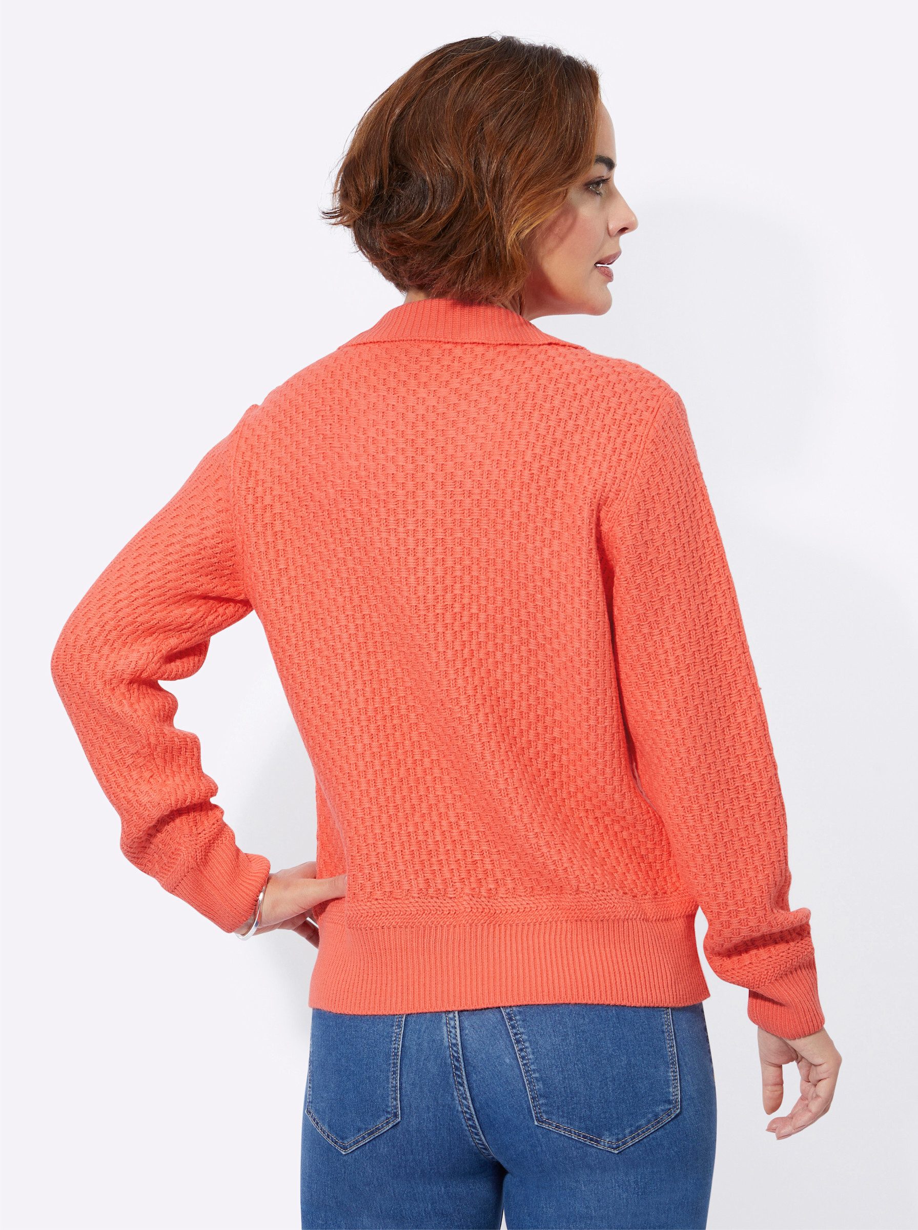 Witt Strickpullover Pullover Langarm Struktur