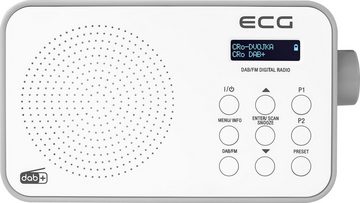 ECG RD 110 DAB Black Digitalradio (DAB) (Digitalradio (DAB), FM, Tragbar, Wecker, Timer, Snoozer, 1,00 W, USB, DAB+, FM, Tragbar)