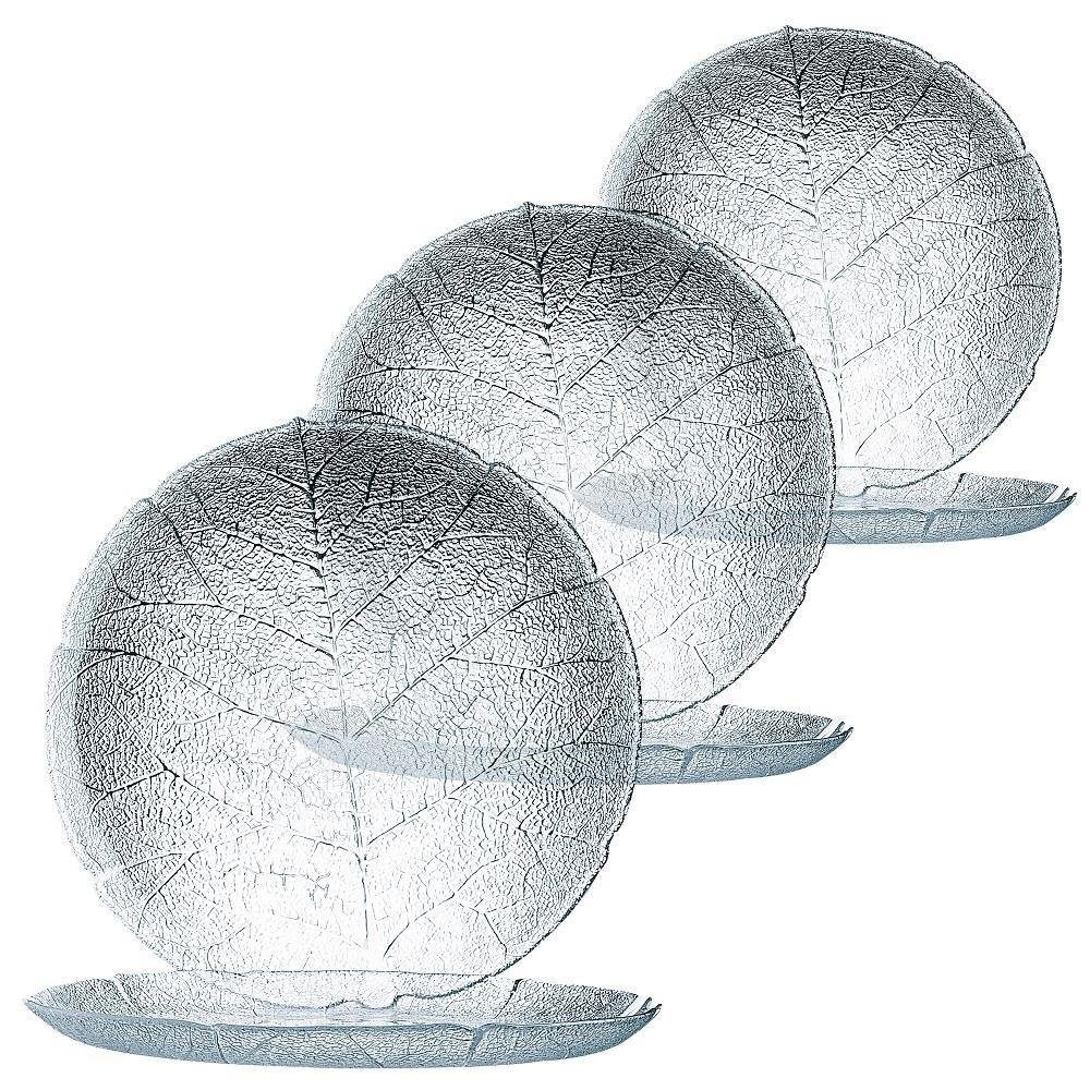 Luminarc Gebäckteller Luminarc Aspen Тарелки flach 24cm 6er Set, Glas, (Spar-Set)