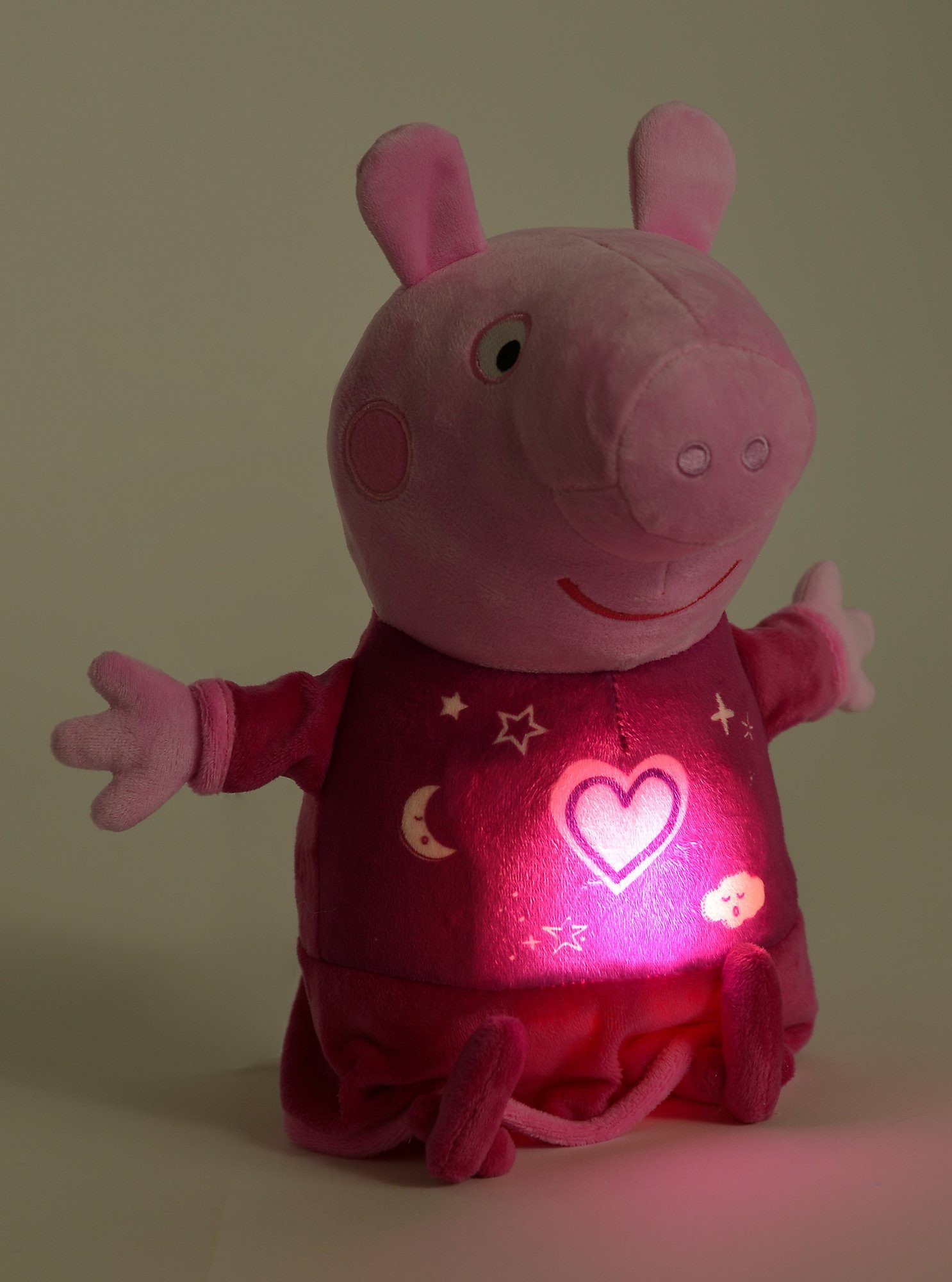 Peppa Schlummerlicht Gute mit und Nacht Pig, SIMBA Plüschfigur Sound Peppa,