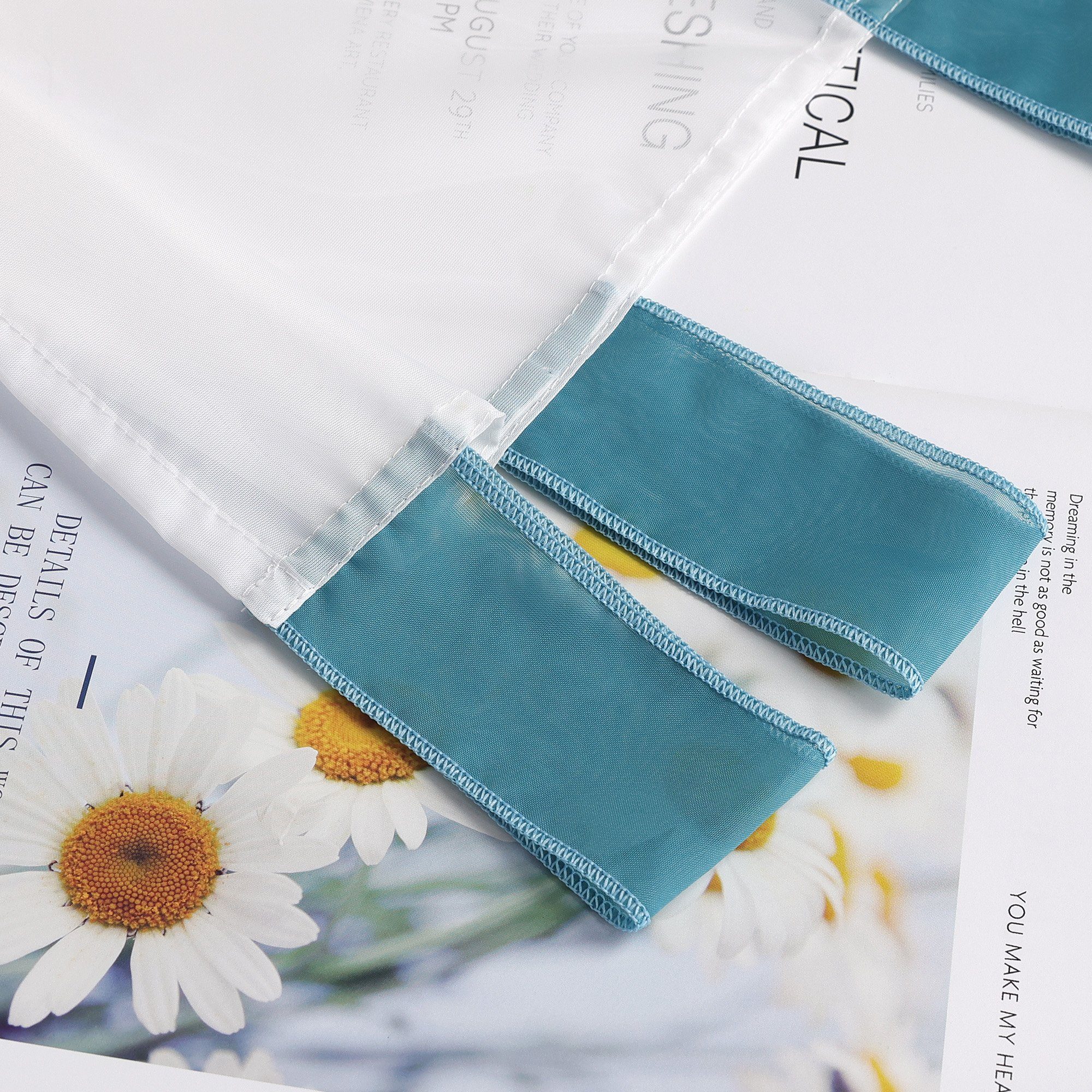 Joyswahl Raffrollo, mit Schlaufen, Voile Bindegardine, Unifarbige günstig online kaufen