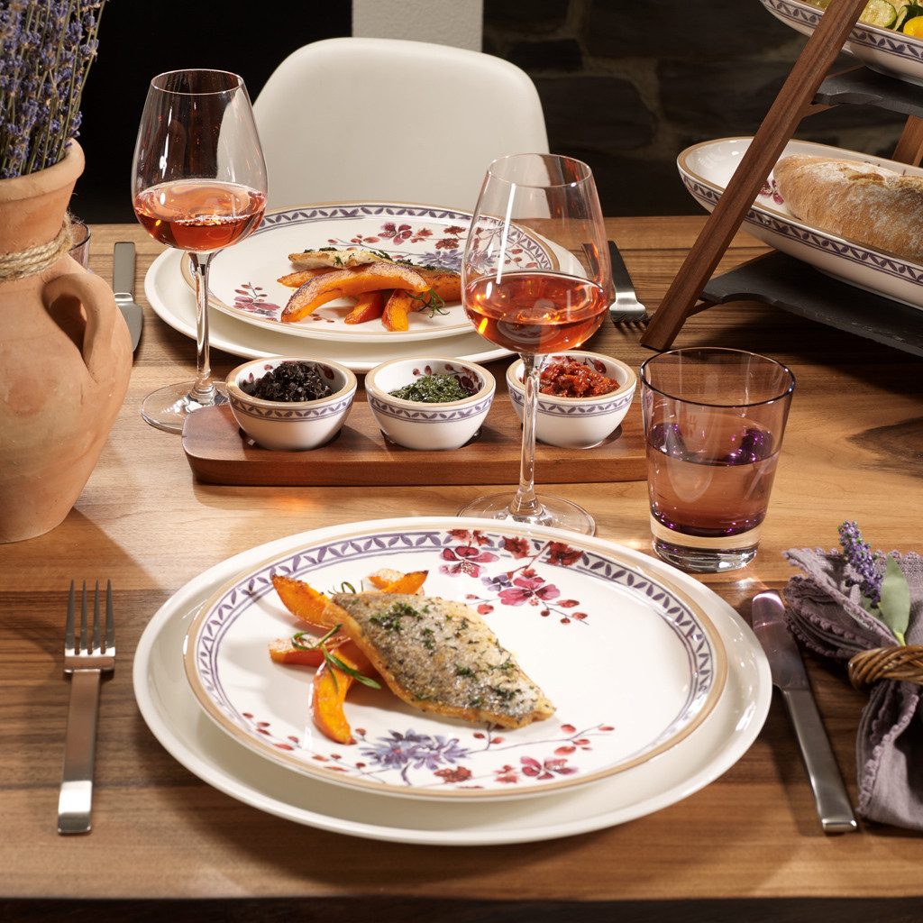 Villeroy & Boch Platzteller Artesano Pizzateller, 1-tlg., Premium Porcelain, mikrow.- & spülm.sicher, Made in Germany
