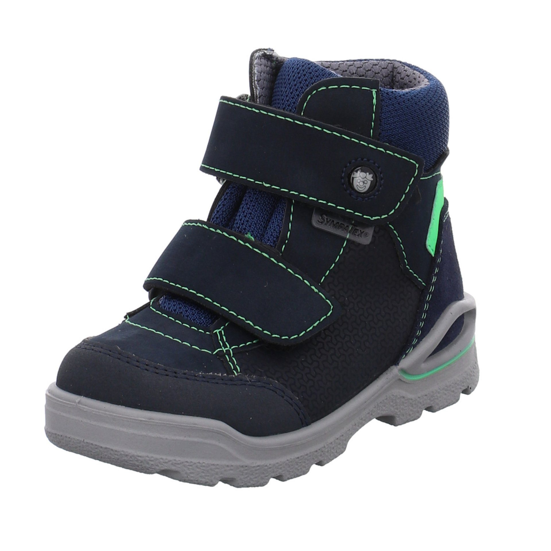 Pepino Ricosta Finn Boots Leder-/Textilkombination uni Winterboots Leder-/Textilkombination blau sonst Kombi