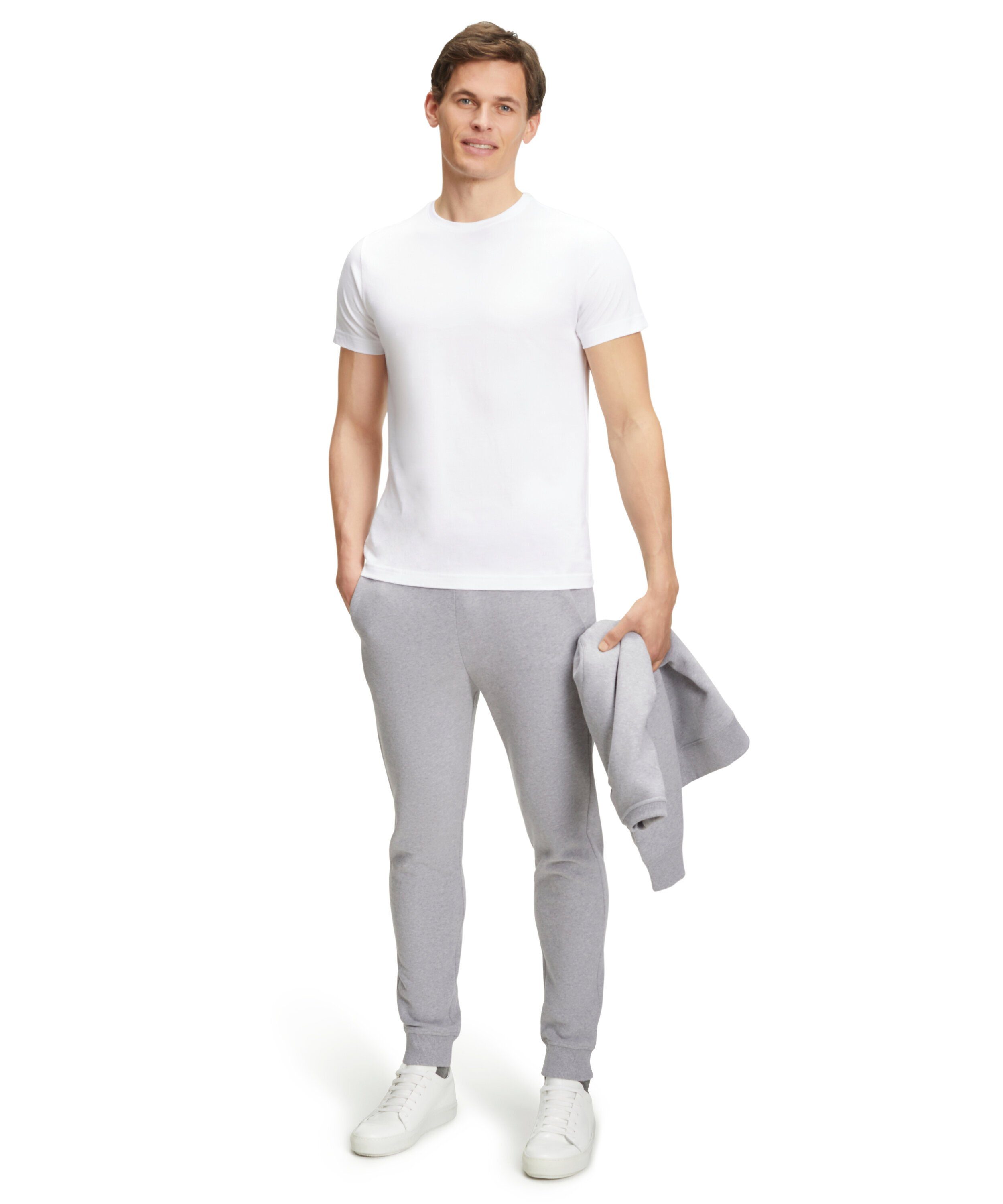 FALKE Sweathose Sweathose aus reiner Baumwolle (1-tlg) aus reiner Baumwolle