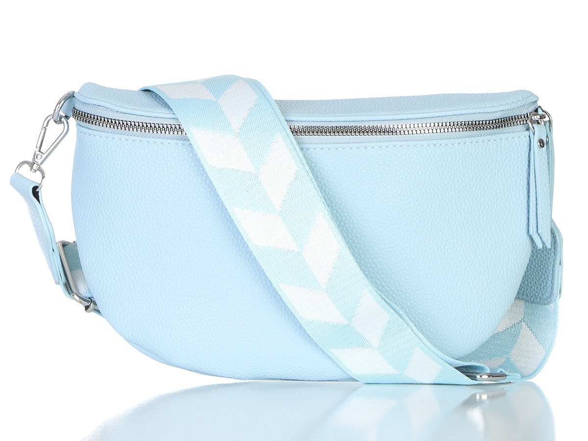 simaranda Handtasche Gürteltasche Damen 25 Hellblau günstig online kaufen