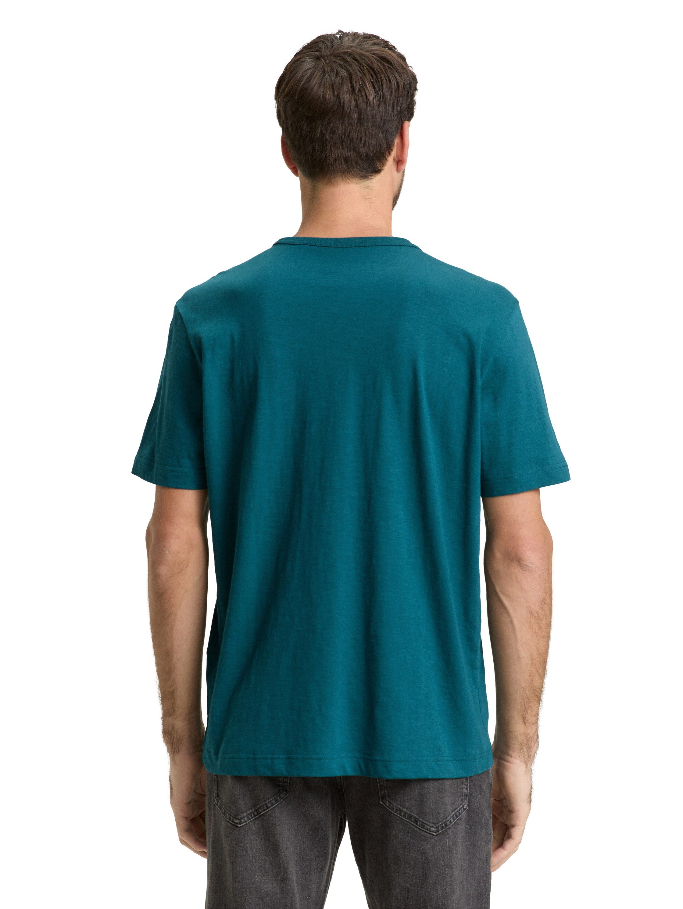 TOM TAILOR T-Shirt mit Logo Stickerei günstig online kaufen