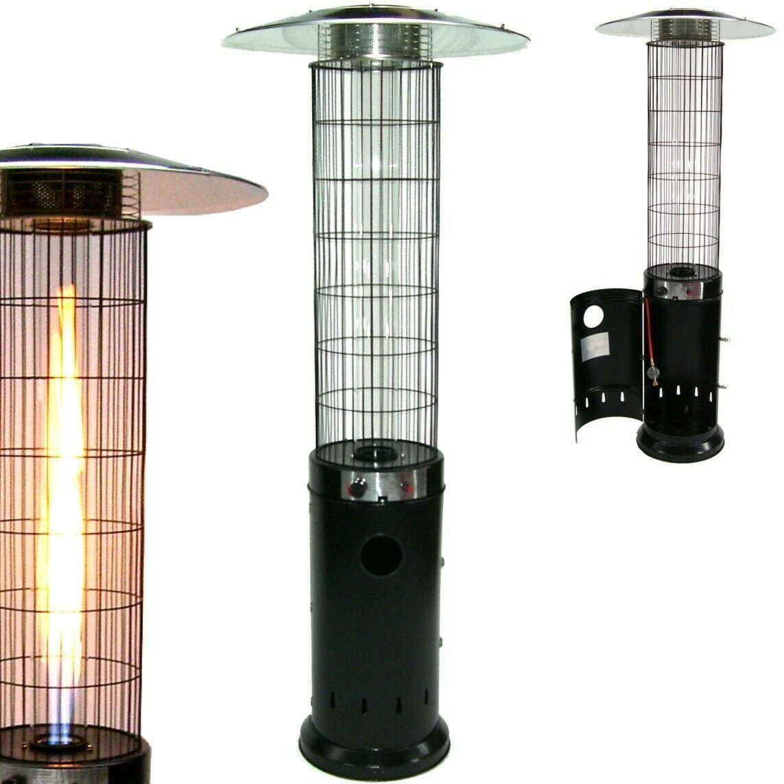 Apex Heizstrahler Gasheizer XXL Feuersäule Terrassenheizer 56706 Heizstrahler 13kw