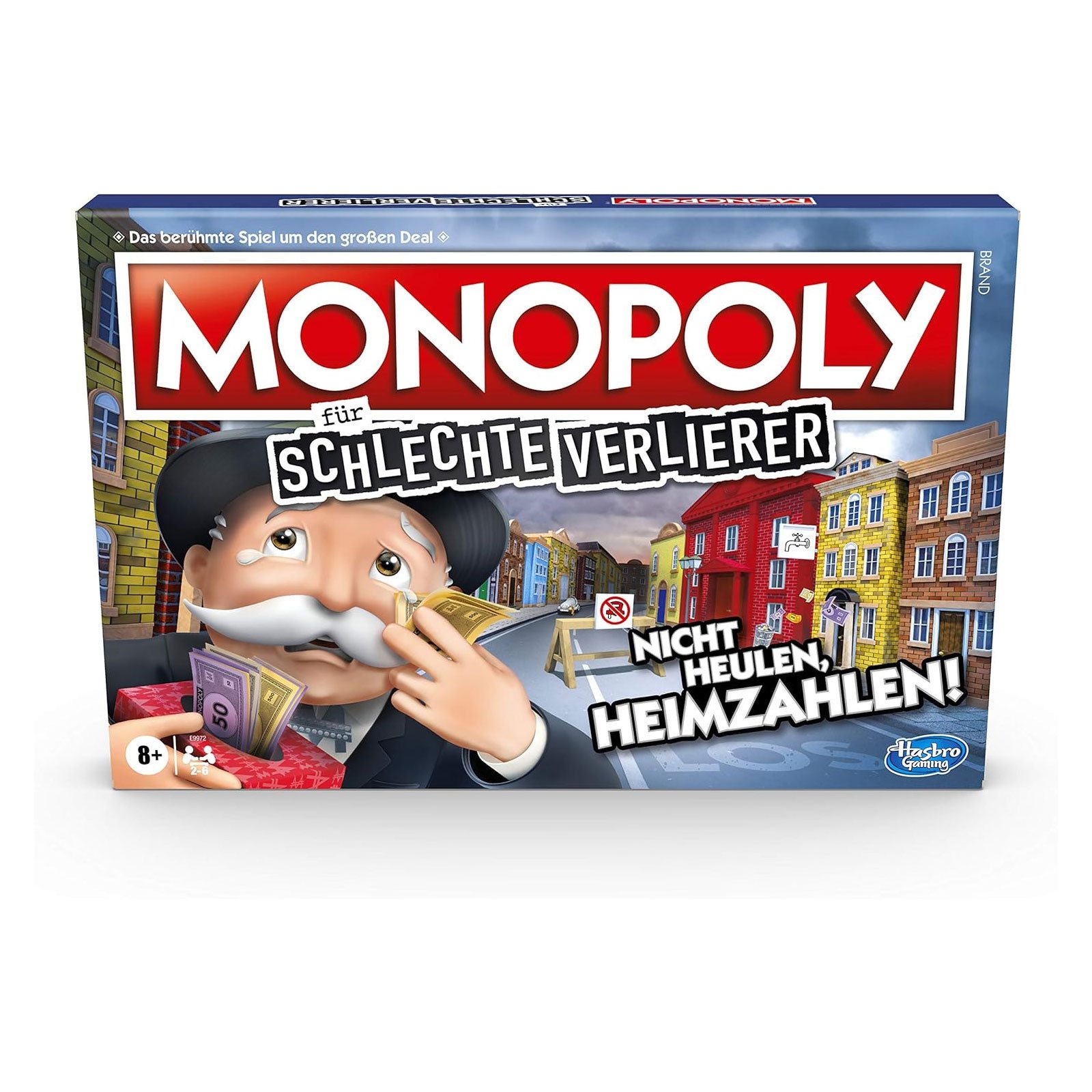 Hasbro Monopoly für schlechte Verlierer Brettspiel Spielbausteine