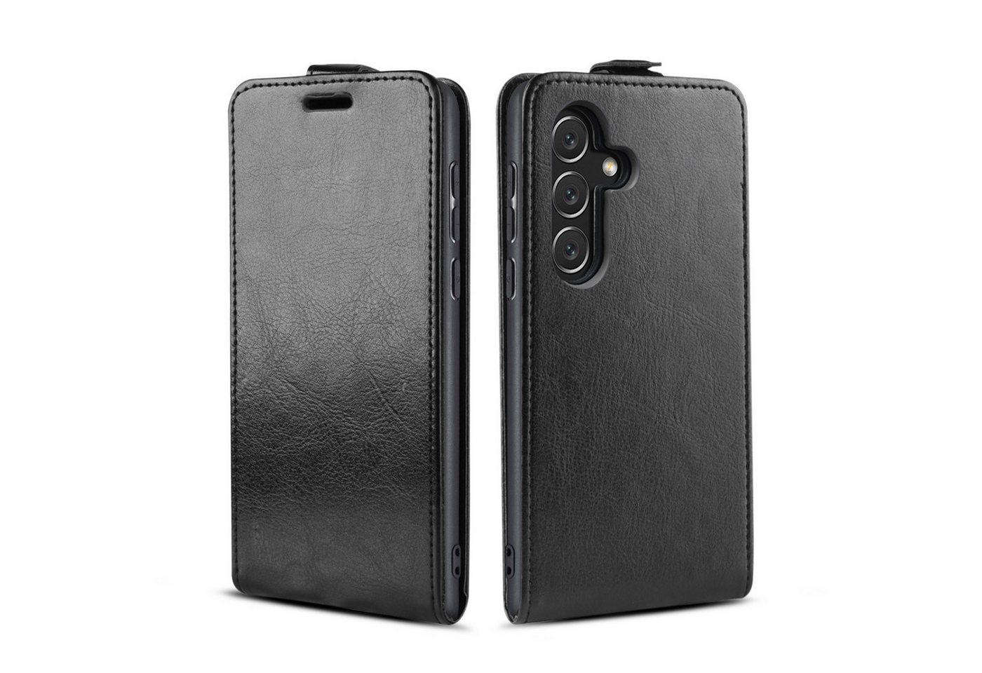Tec-Expert Handyhülle Klapp Hülle für Samsung Galaxy A54 5G 6.4 Zoll, 6.4", Tasche Klapphülle Case mit Kartenfach Fliphülle vertikal