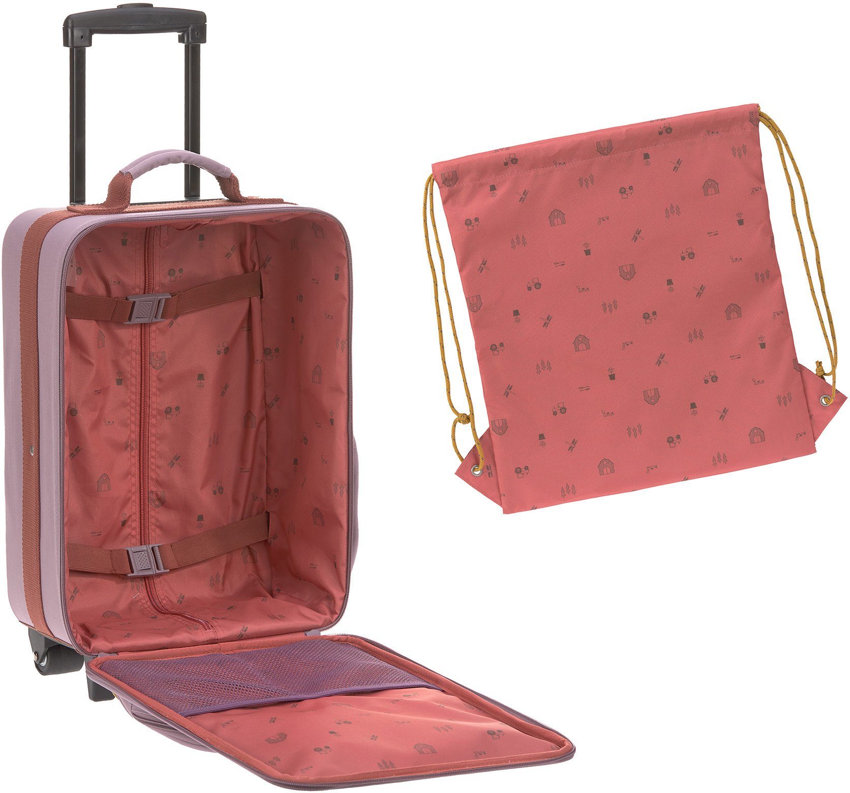 LÄSSIG Kinderkoffer Adventure, Dragonfly, 2 Rollen, PETA-approved vegan