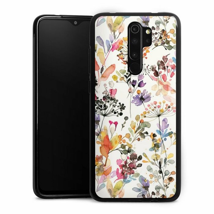 DeinDesign Handyhülle Blume Muster Pastell Wild Grasses Xiaomi Redmi Note 8 Pro Silikon Hülle Bumper Case Handy Schutzhülle