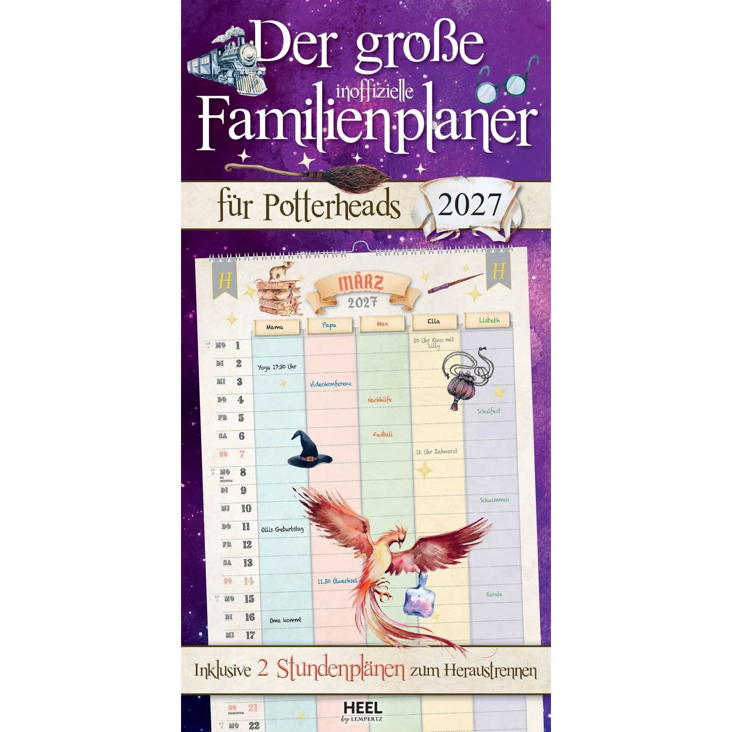 Edition Lempertz Wandkalender Der große inoffizielle Familienplaner für Potterheads Kalender 2027