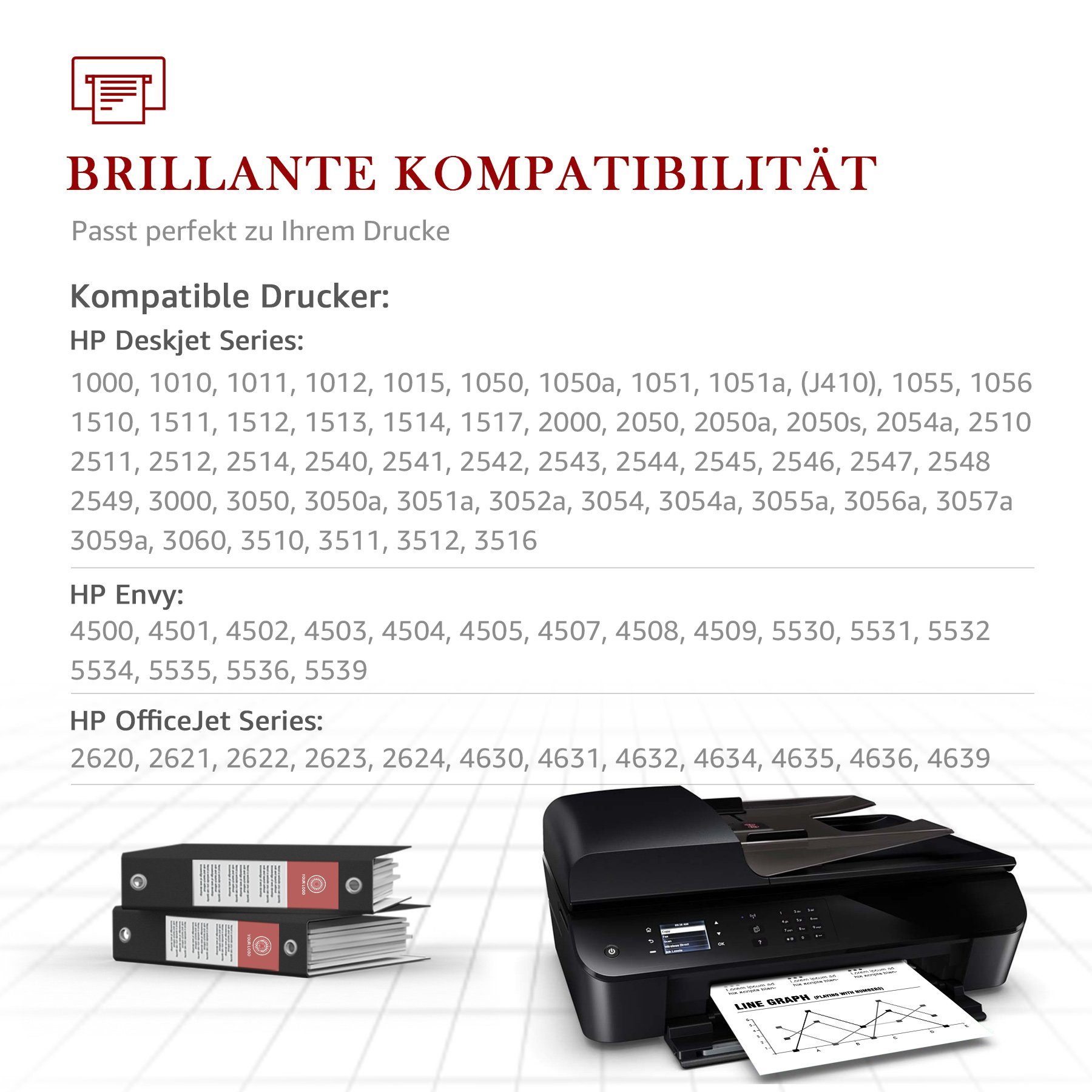 Toner deskjet 2542 301 Kingdom 2PACK für HP 301XL HP Tintenpatrone XL 3055a 2540