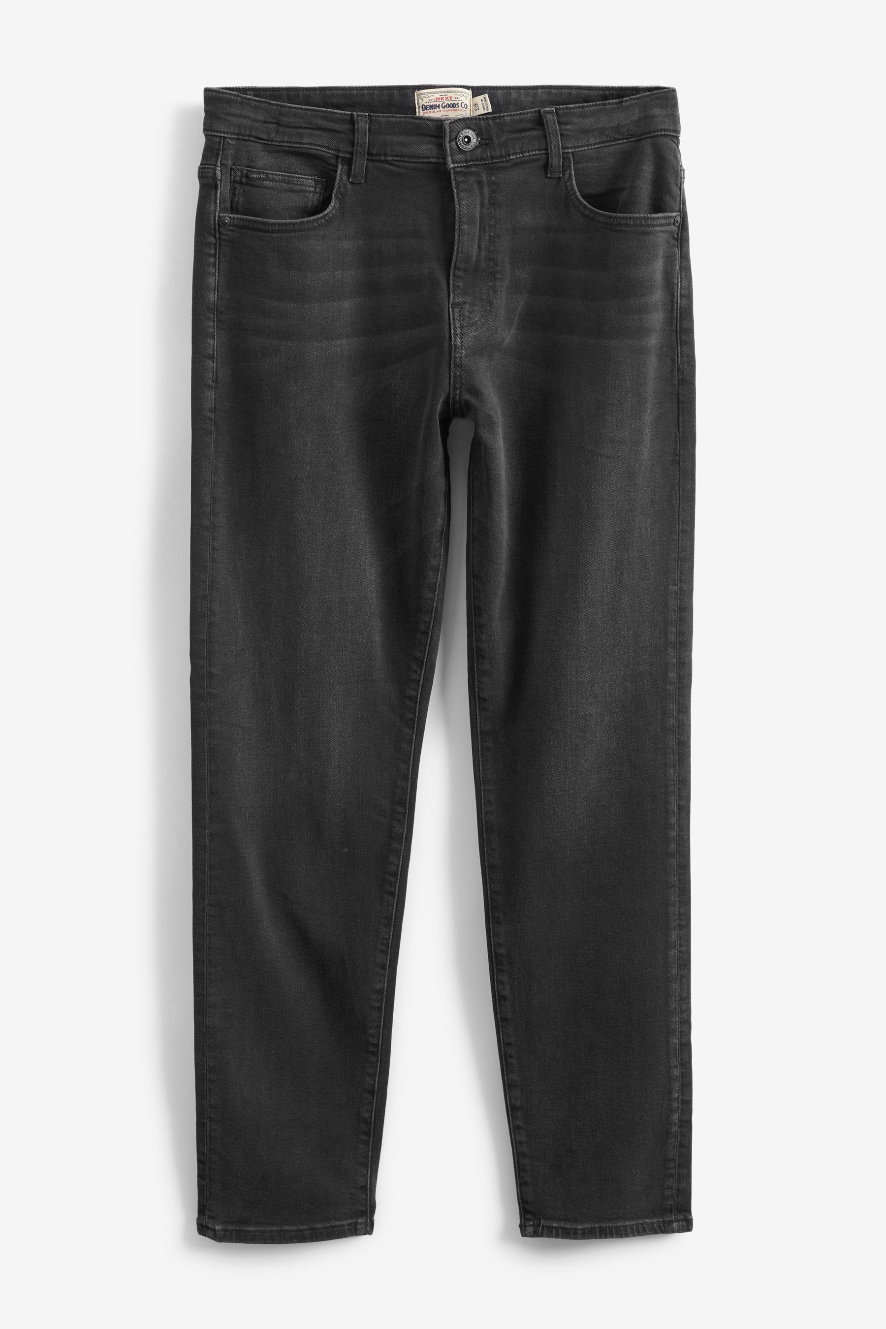 Next Regular-fit-Jeans Regular Fit Vintage Jeans mit Stretch (1-tlg) Black