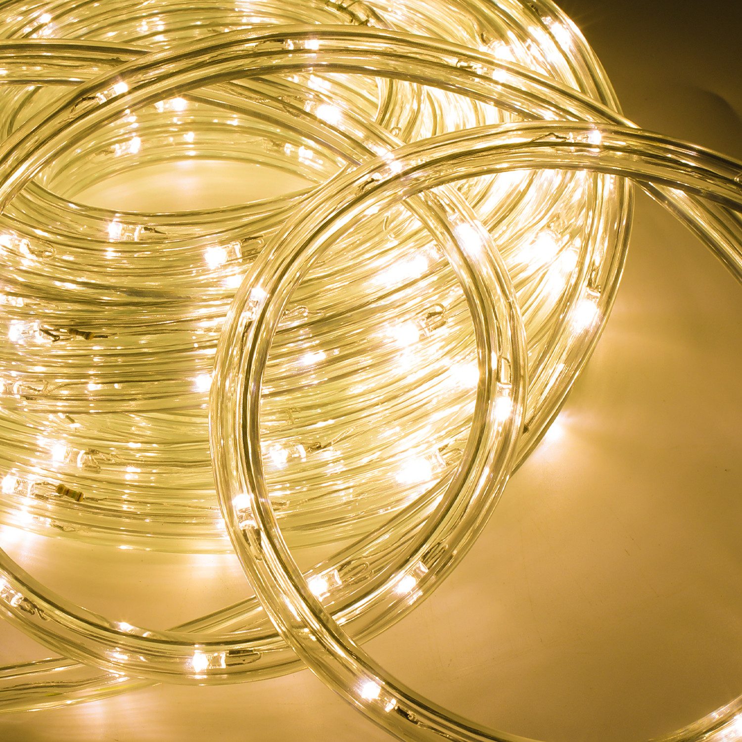 Clanmacy Lichterschlauch 10m-50m LED Lichterschlauch Bunt Lichterkette Lichtschlauch 8 Modi, Wasserdicht