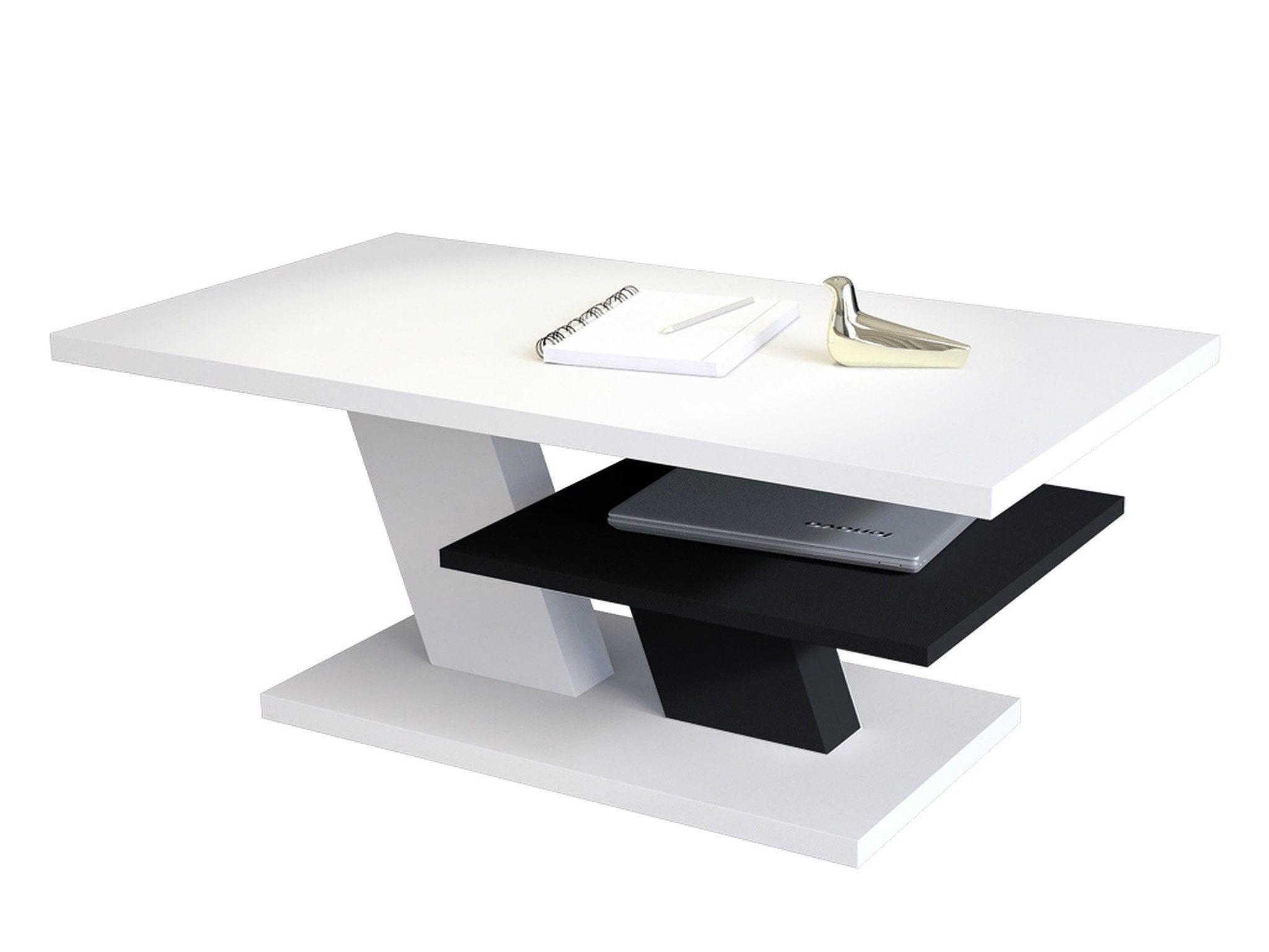 Mazzoni Couchtisch Cliff Weiß matt / günstig online kaufen