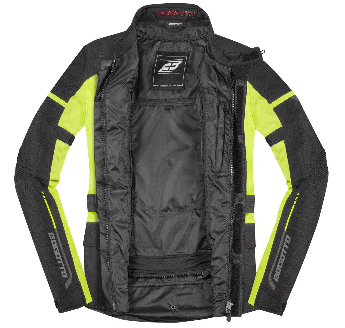 Bogotto Motorradjacke Azury 2in1 wasserdichte Motorrad Textiljacke herausnehmbares Innenfutter,wasserdicht