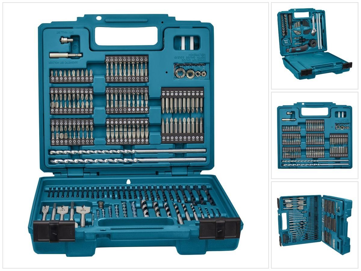 Makita Bohrer- und Bitset Bit Bohrer Set 256 teilig (E-11689) Bits / Bohrer / Steckschlüssel