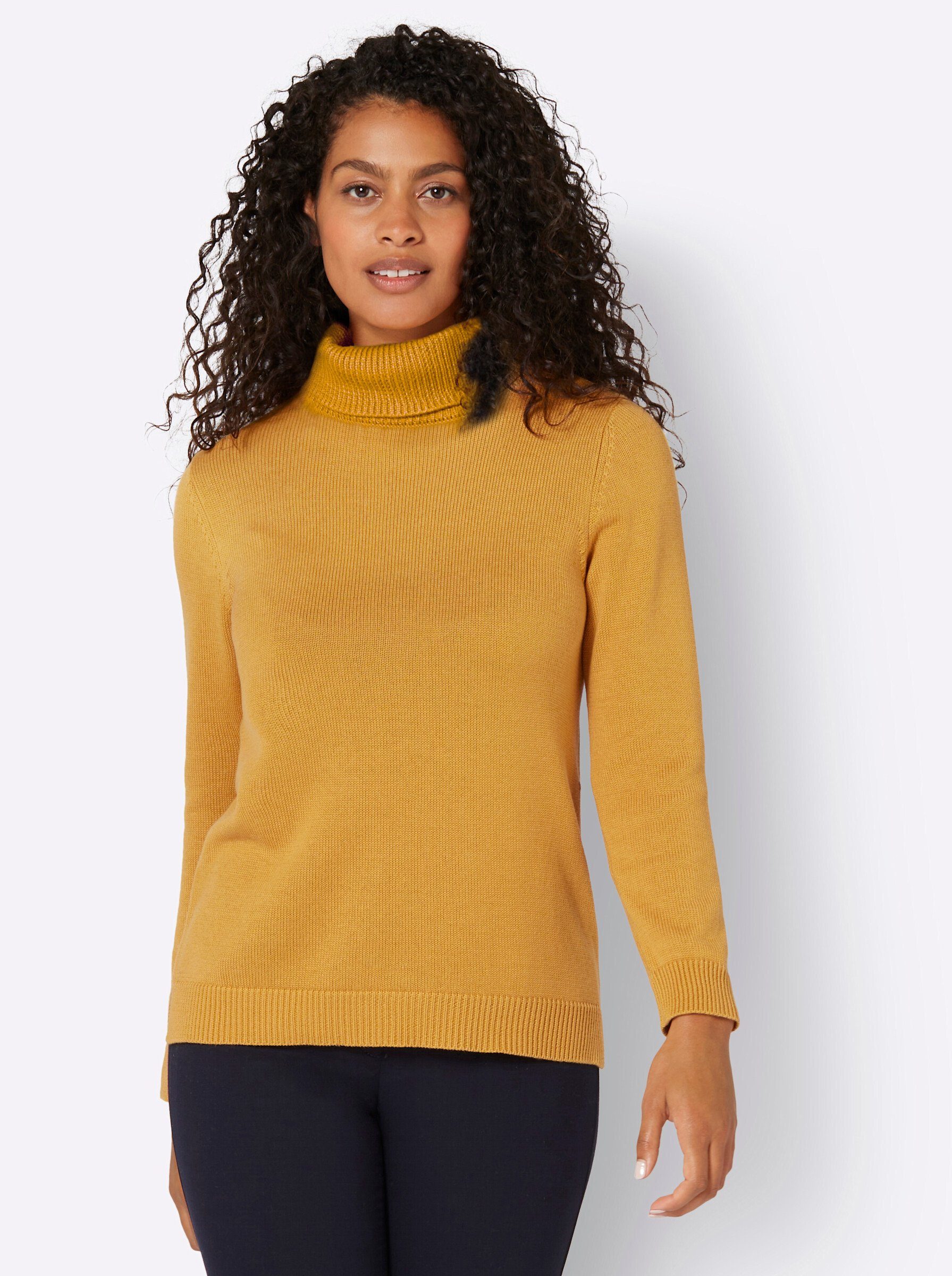 Strickpullover Rollkragenpullover