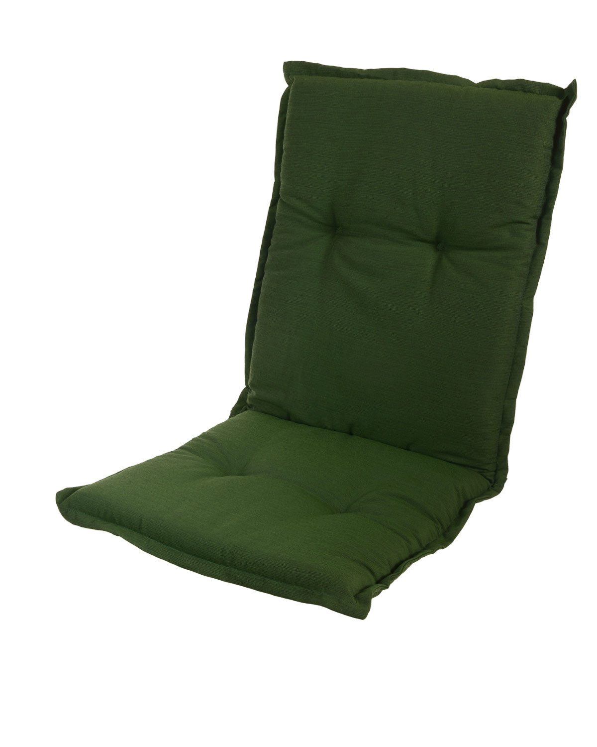 Sun Garden Polsterauflage Niederlehner Naxos/Rio extra 50318-201 grün 105x48x6 cm Sun Garden, (1 St), Halteband verstellbar mit Bindebändern