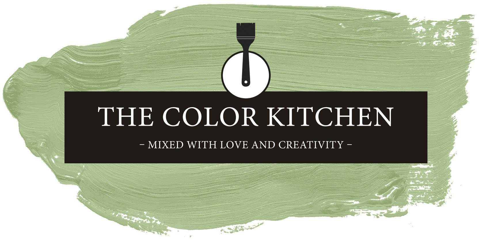 A.S. Création Wand- und Deckenfarbe Seidenmatt Innenfarbe THE COLOR KITCHEN, für Wohnzimmer Schlafzimmer Flur Küche, versch. Grüntöne TCK4008 Green Grape