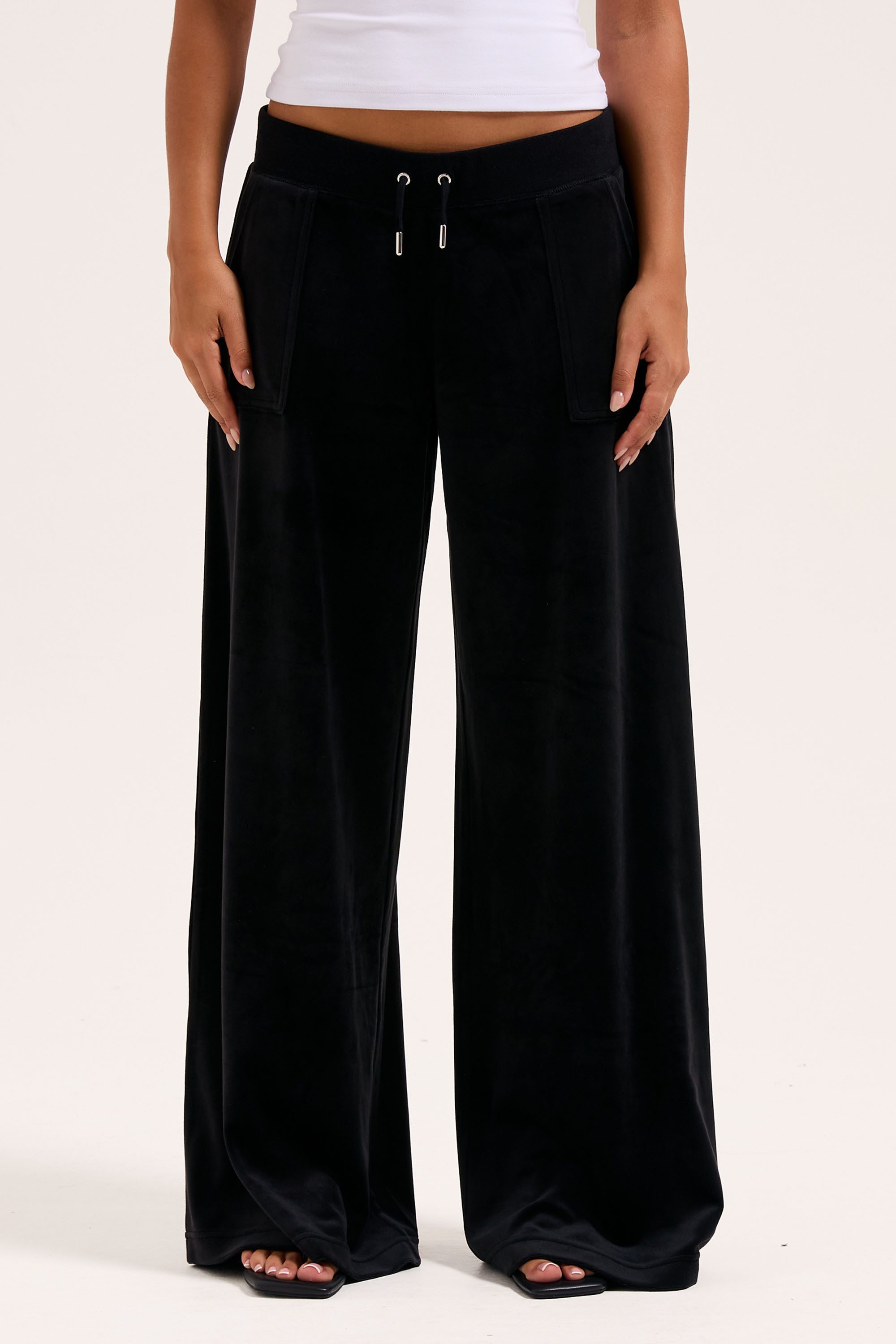 Juicy Couture Sweathose WIDE LEG JOGGER WITH JC EMBROIDERY Damen Trainingsh günstig online kaufen