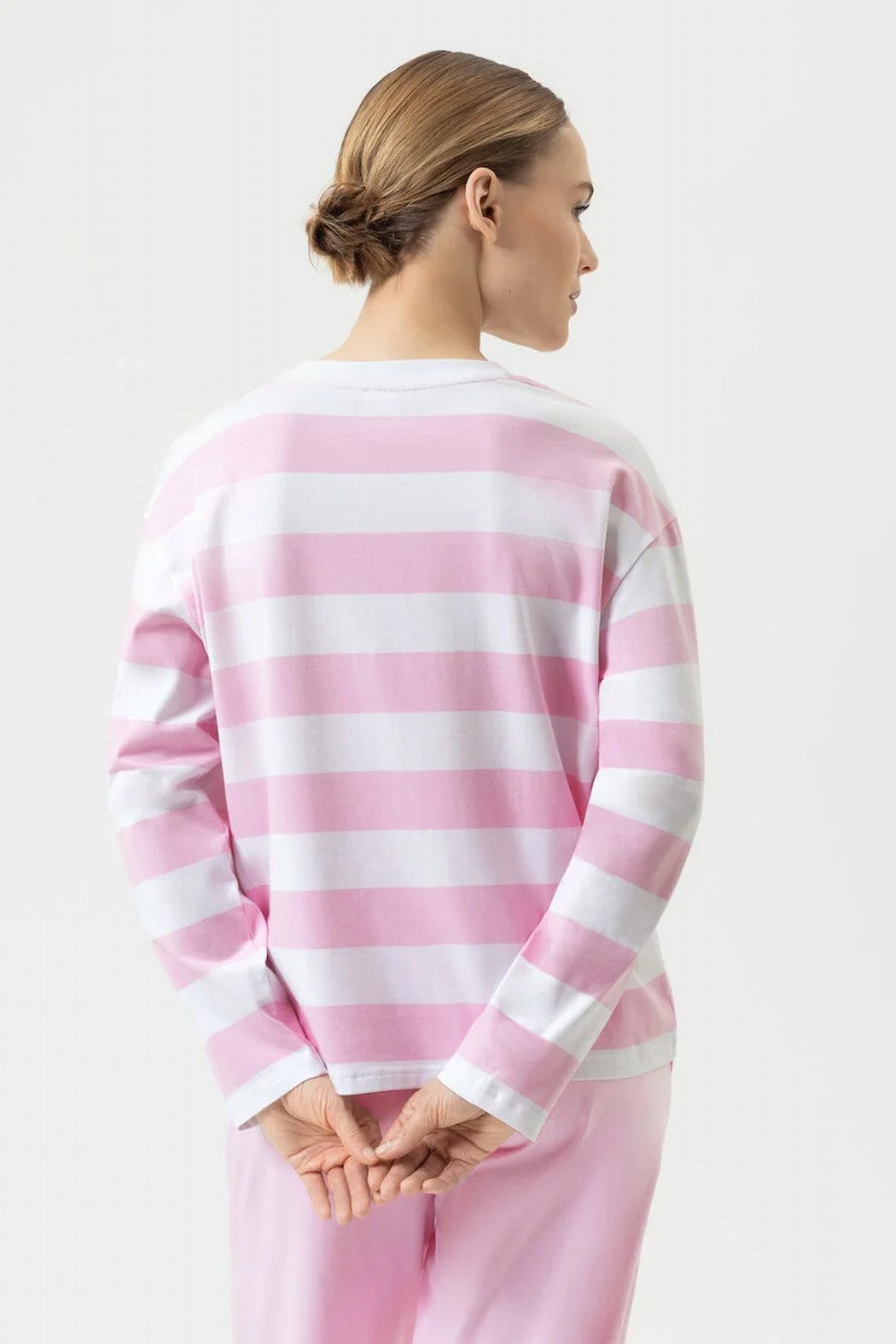 Mey T-Shirt Damen Shirt langarm STREAKED LINES günstig online kaufen