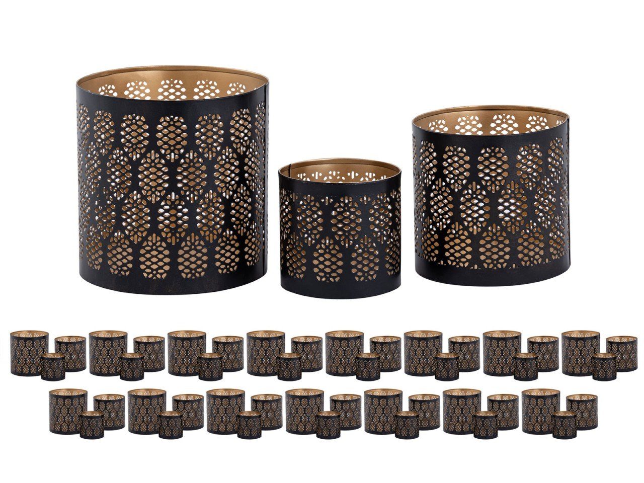 Kerzenhalter Kerzenständer 3er Set Masterbox 18x 3teilig Windlicht Orient Teelicht