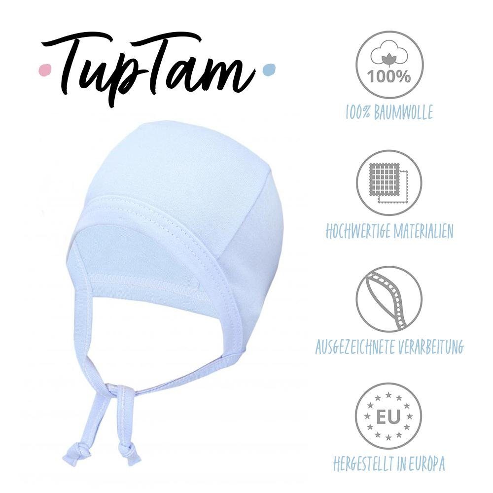 TupTam Erstlingsmütze TupTam Unisex Baby Erstlingsmütze zum Binden 2er Pack