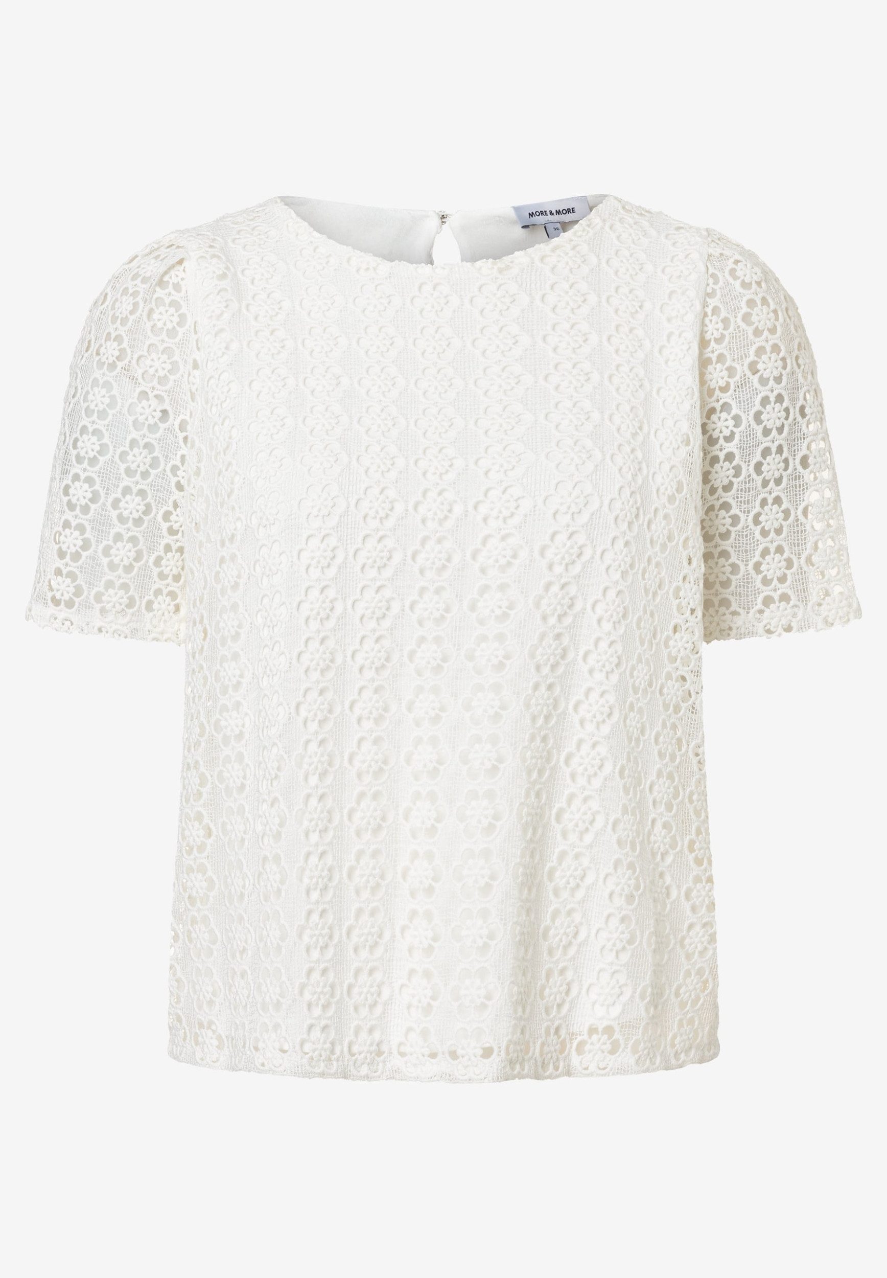 MORE&MORE T-Shirt Lace-Shirt günstig online kaufen