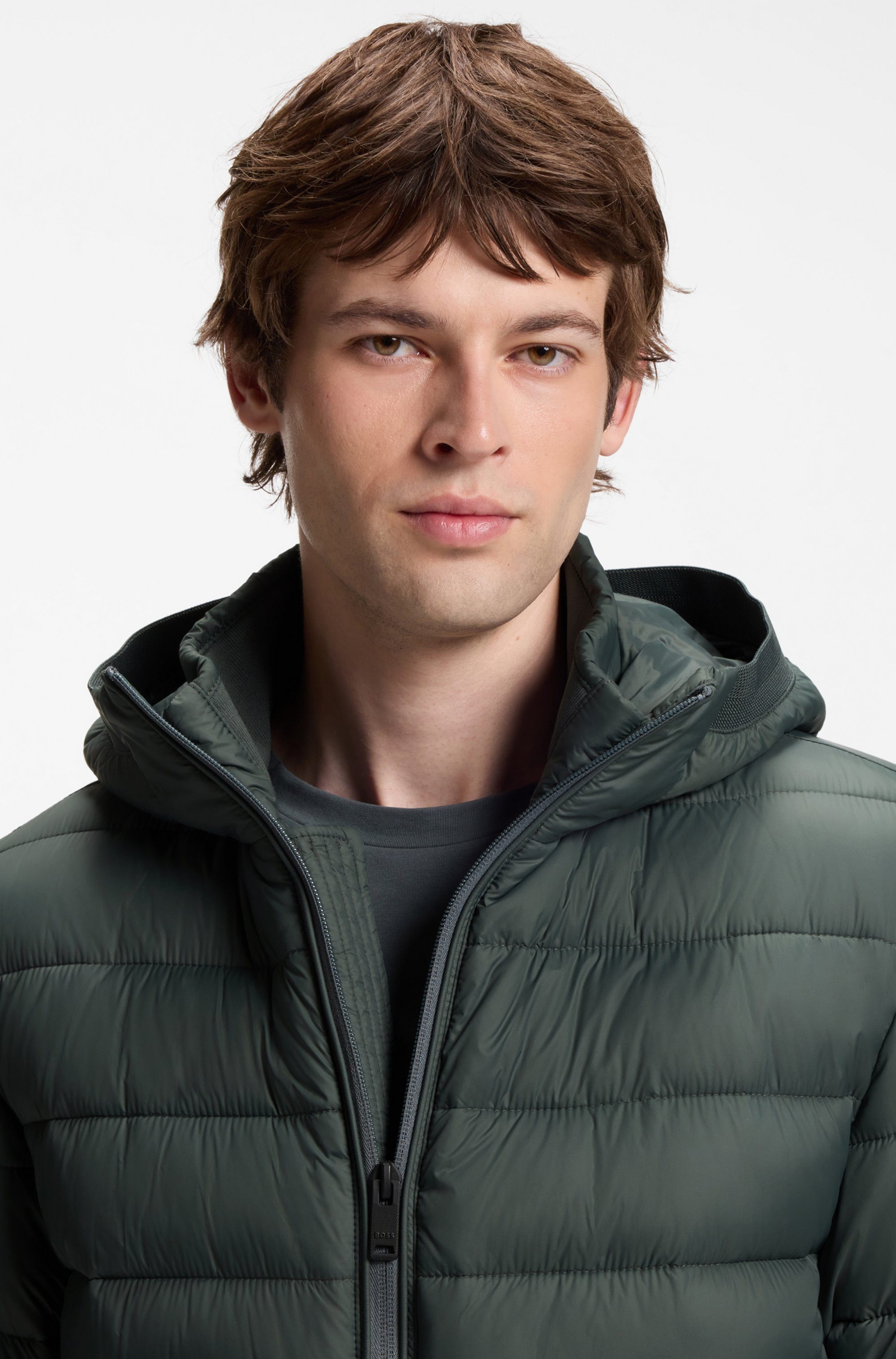 BOSS ORANGE Steppjacke Odenni mit Stehkragen, wasserabweisend
