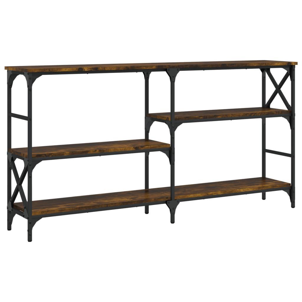 vidaXL Beistelltisch Konsolentisch Räuchereiche 150x29x76,5 cm günstig online kaufen