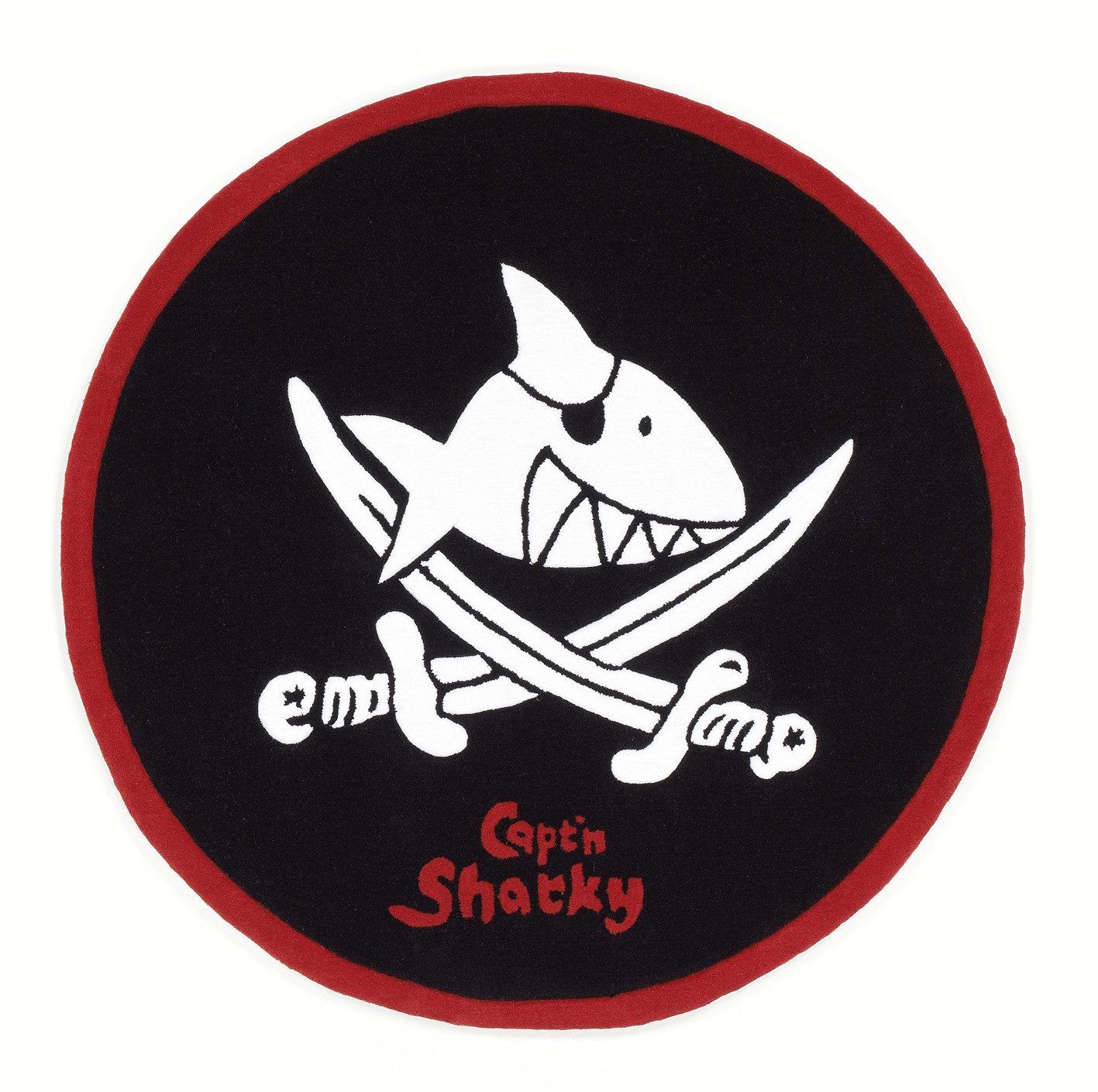 Capt`n Sharky Kinderteppich Capt´n Sharky 130cm rund, rund