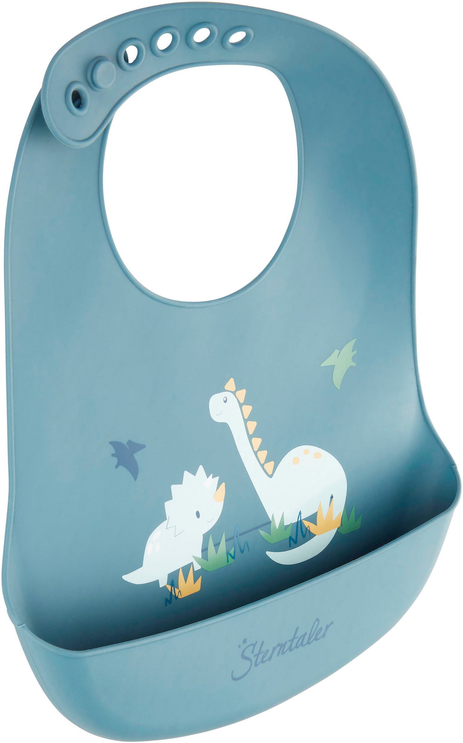 Sterntaler® Lätzchen Silikonlätzchen Dino Rexi
