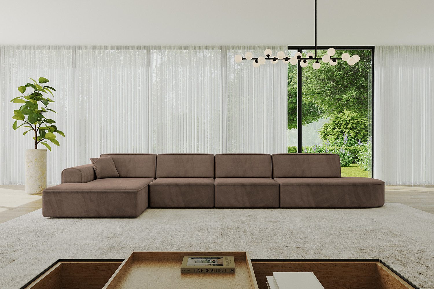 ALTDECOR Ecksofa IREA-L3-v3, Sofa Praktische Bequeme Funktionsecke Couch L- günstig online kaufen