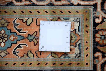Seidenteppich Boxes 37, Kayoom, rechteckig, Höhe: 10 mm, Einzelstück mit Zertifikat, Wohnzimmer