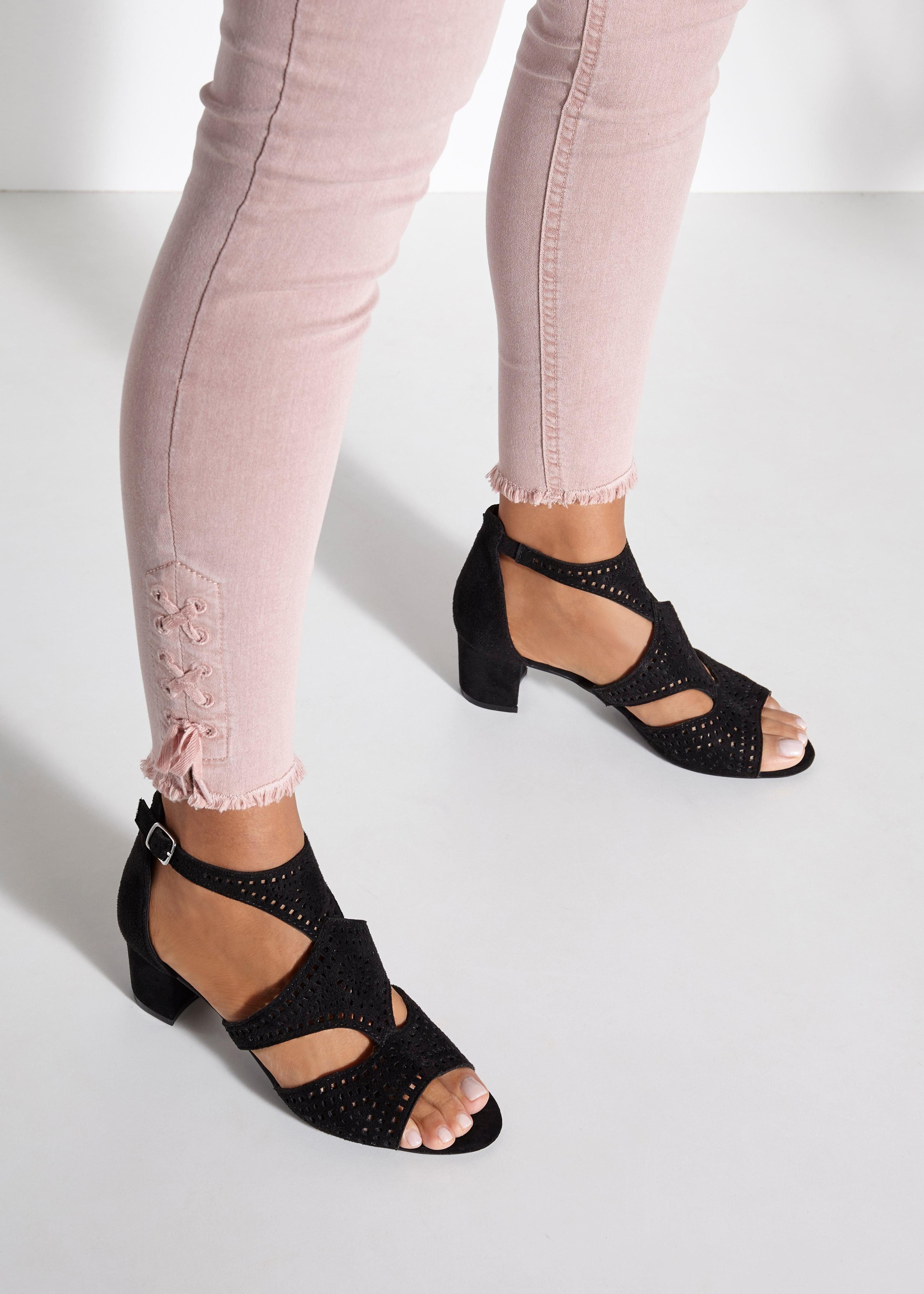 LASCANA Sommerschuh Riemchensandalette Sandalette, Sommerschuh mit Cut-Outs günstig online kaufen