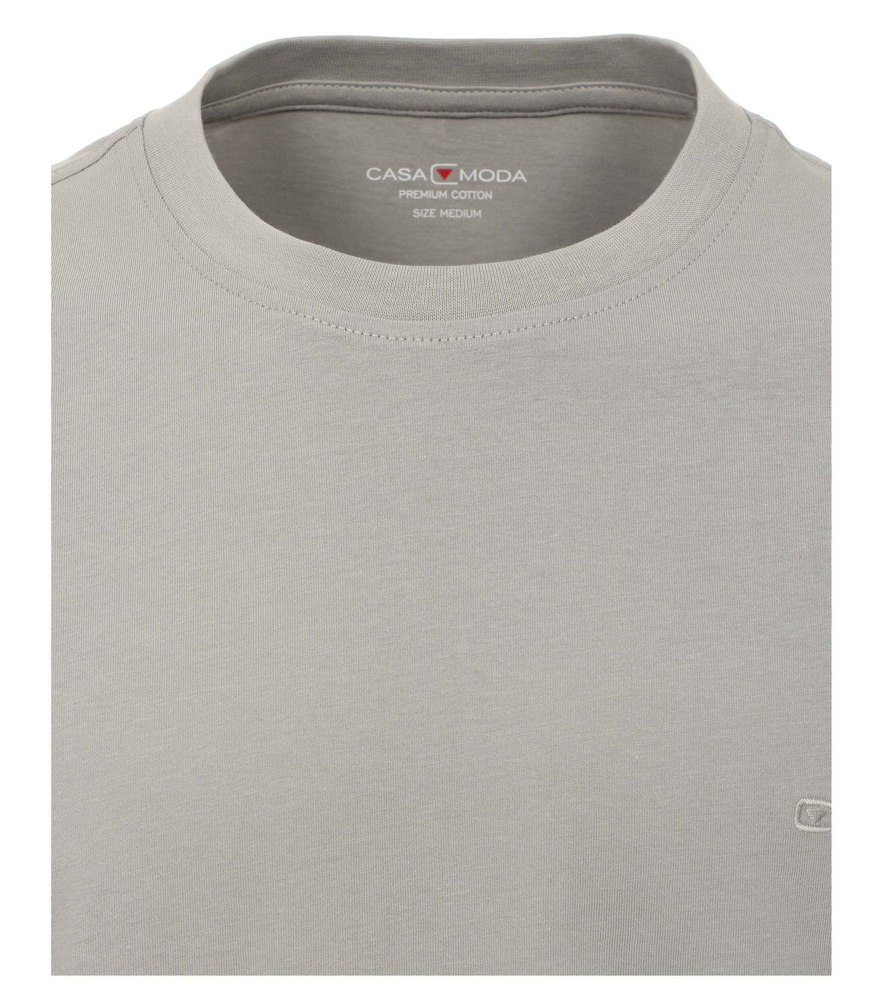 CASAMODA T-Shirt T-Shirt unifarben (709) 004200 silber