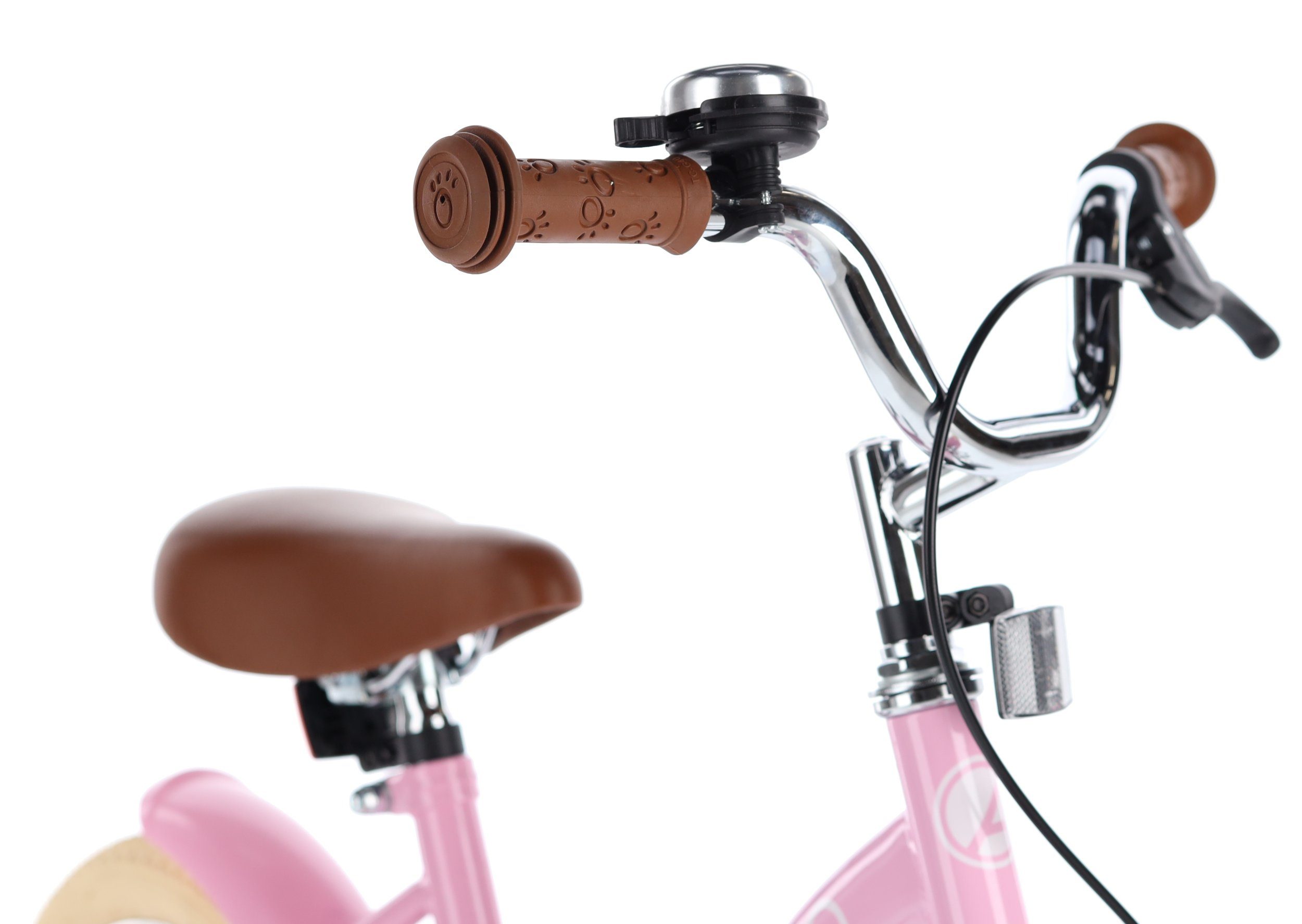 Mädchen AMIGO AMIGO Rücktrittbremse Fahrräder Zoll 14 Kinderfahrrad Triangle Kinderfahrrad Rosa